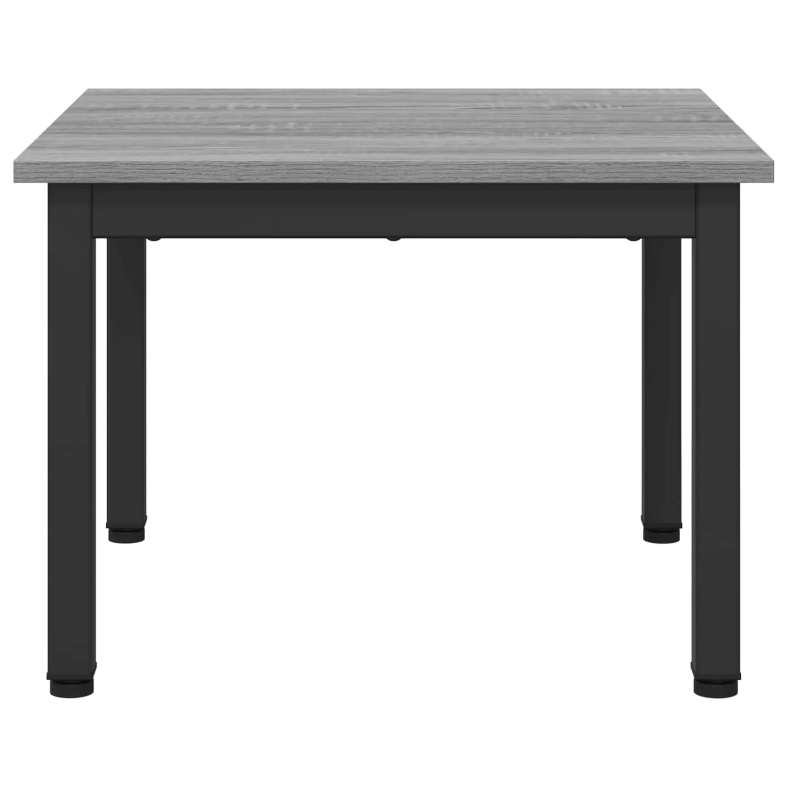 Klubska miza Siva Sonoma 50 x 50 x 36 cm Inženirski les - slika 5