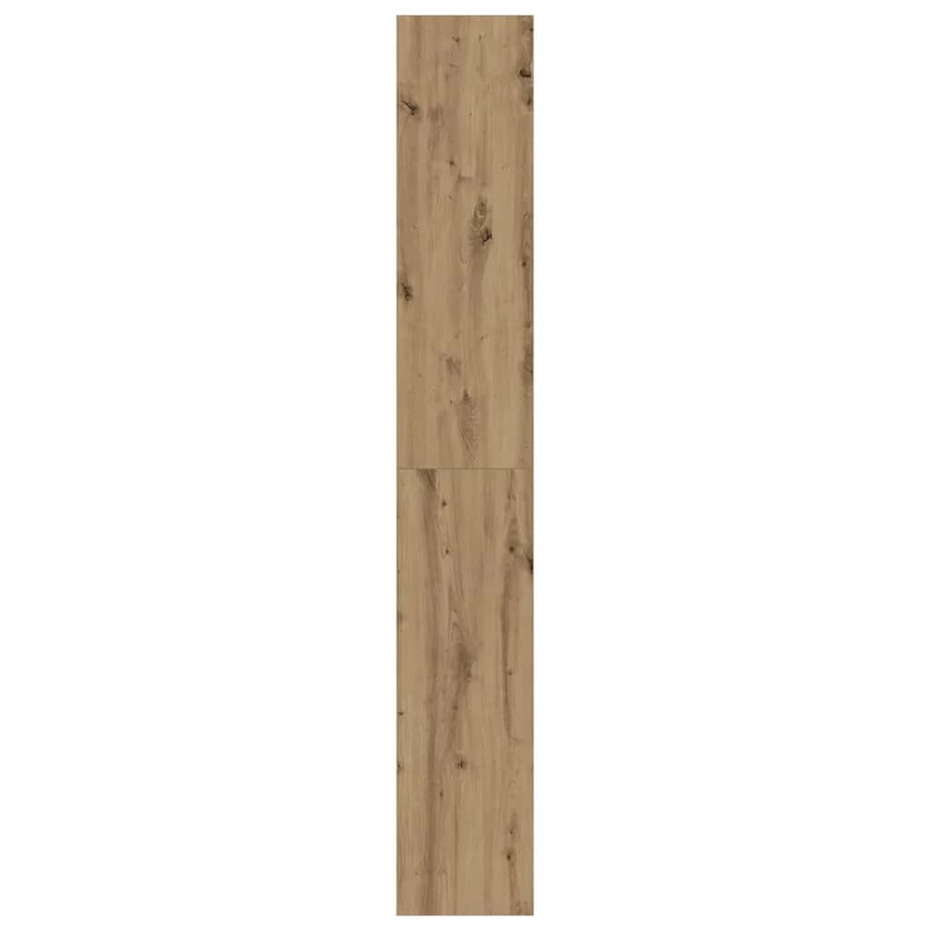 Knjigovni omar 6 nivojev 100 x 30 x 198 cm Inženirski les - slika 6