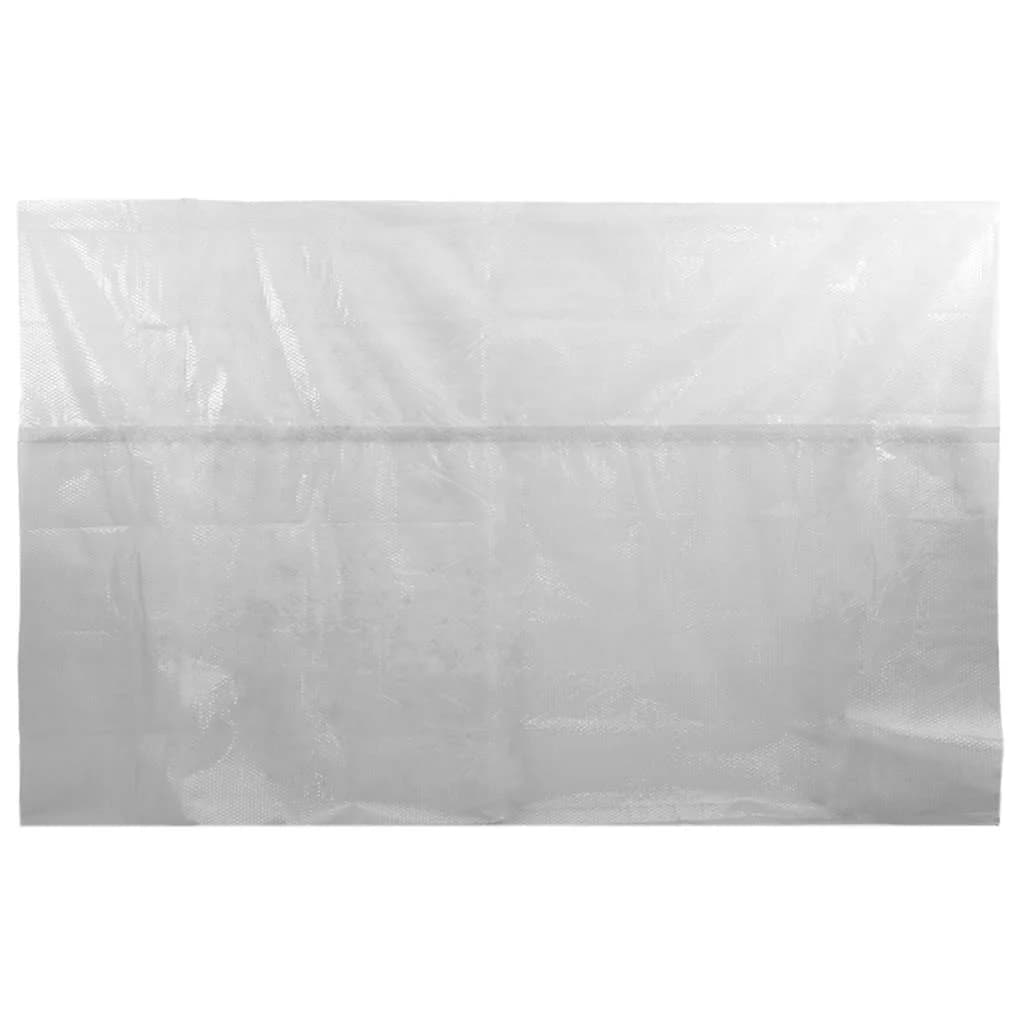 Plavajoča PE solarna folija za bazen 450x220 cm siva - slika 4