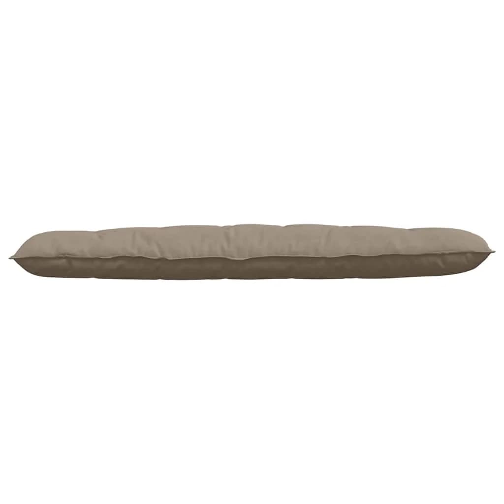 Poglavni vzglavnik Taupe 180 x 50 cm Mikrofiber tkanina - slika 5