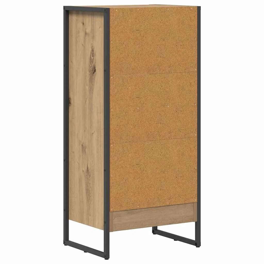 Knjigovni omar 40 x 30 x 86,5 cm Inženirski les Oreh - slika 7