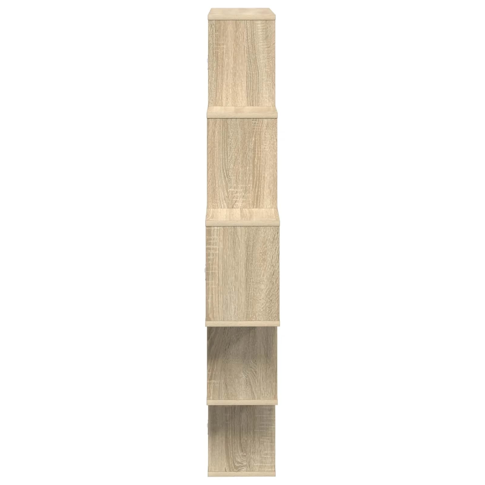 Stenska polica Sonoma hrast 120 x 20 x 136 cm Inženirski les - slika 5