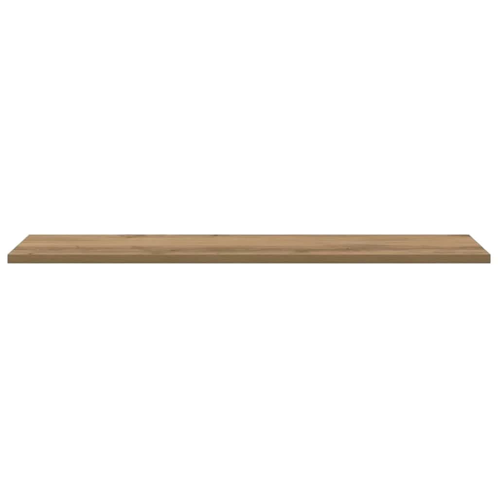 Polica za knjige 3 nivojev 4 kos 80 x 20 x 1,5 cm Rjava - slika 6