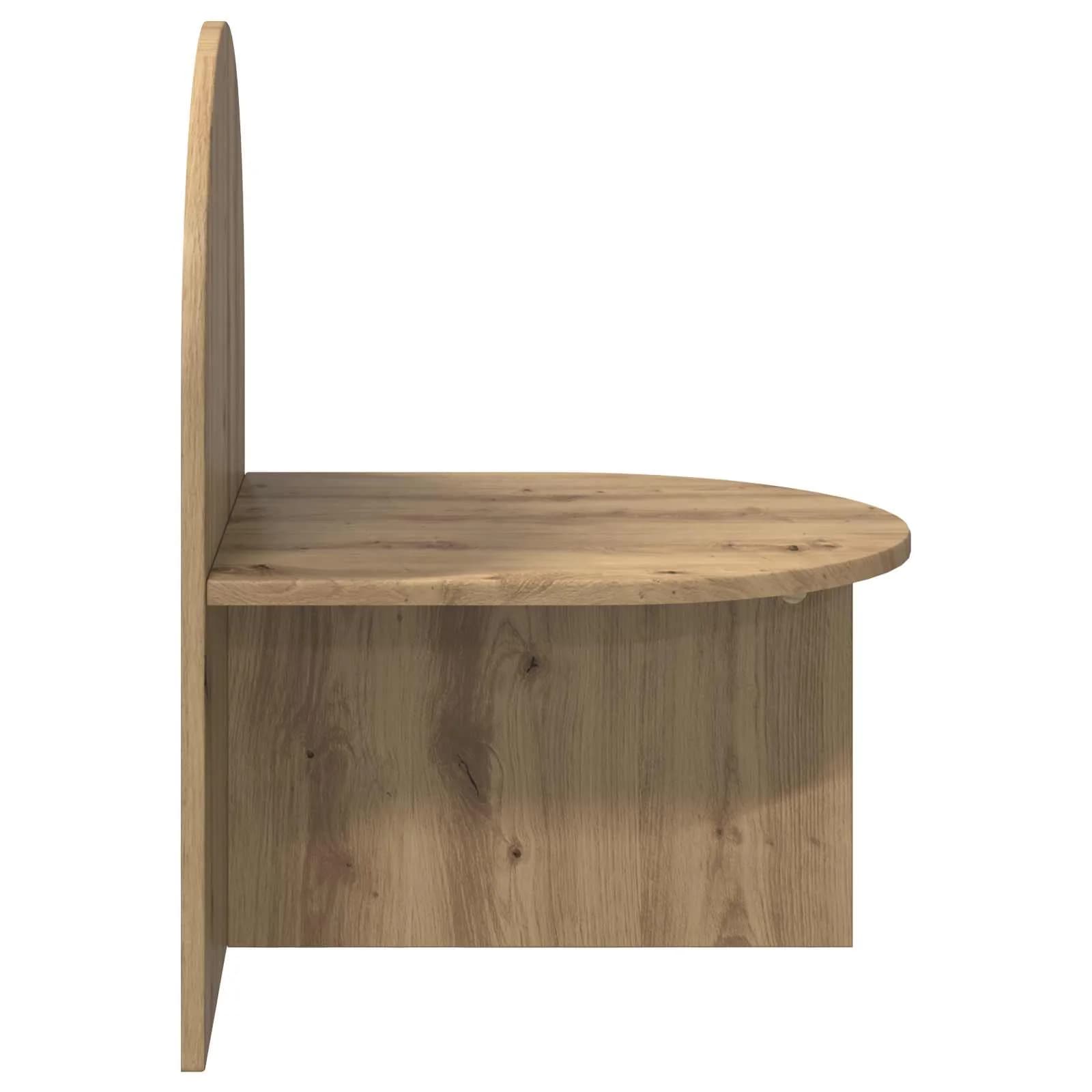 Nočna omarica Artisan hrast 48 x 49 x 65 cm Konstruirano leseno - slika 5