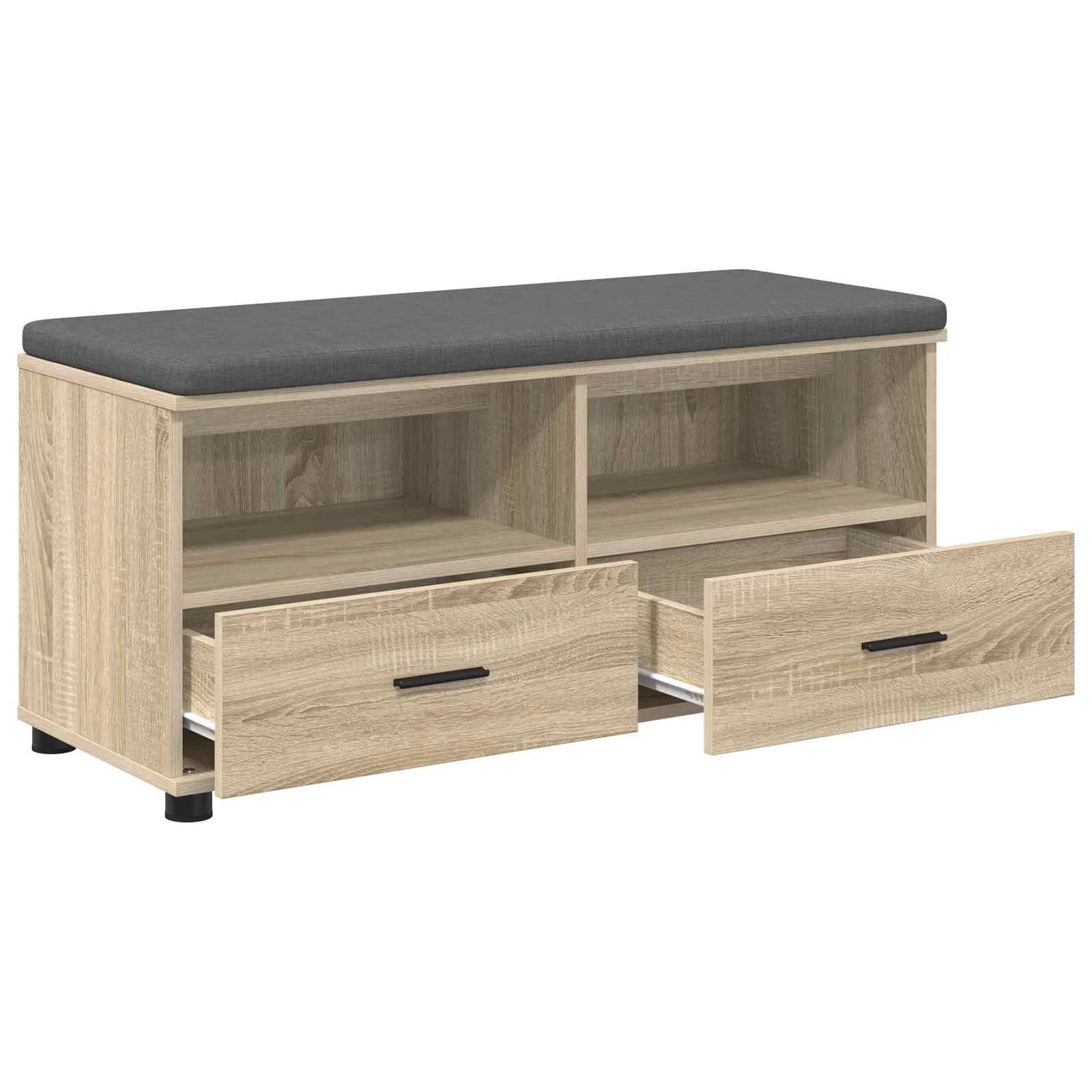 Haldna klop z blazino s predalom Sonoma hrast 100 x 38 x 46 cm - slika 5