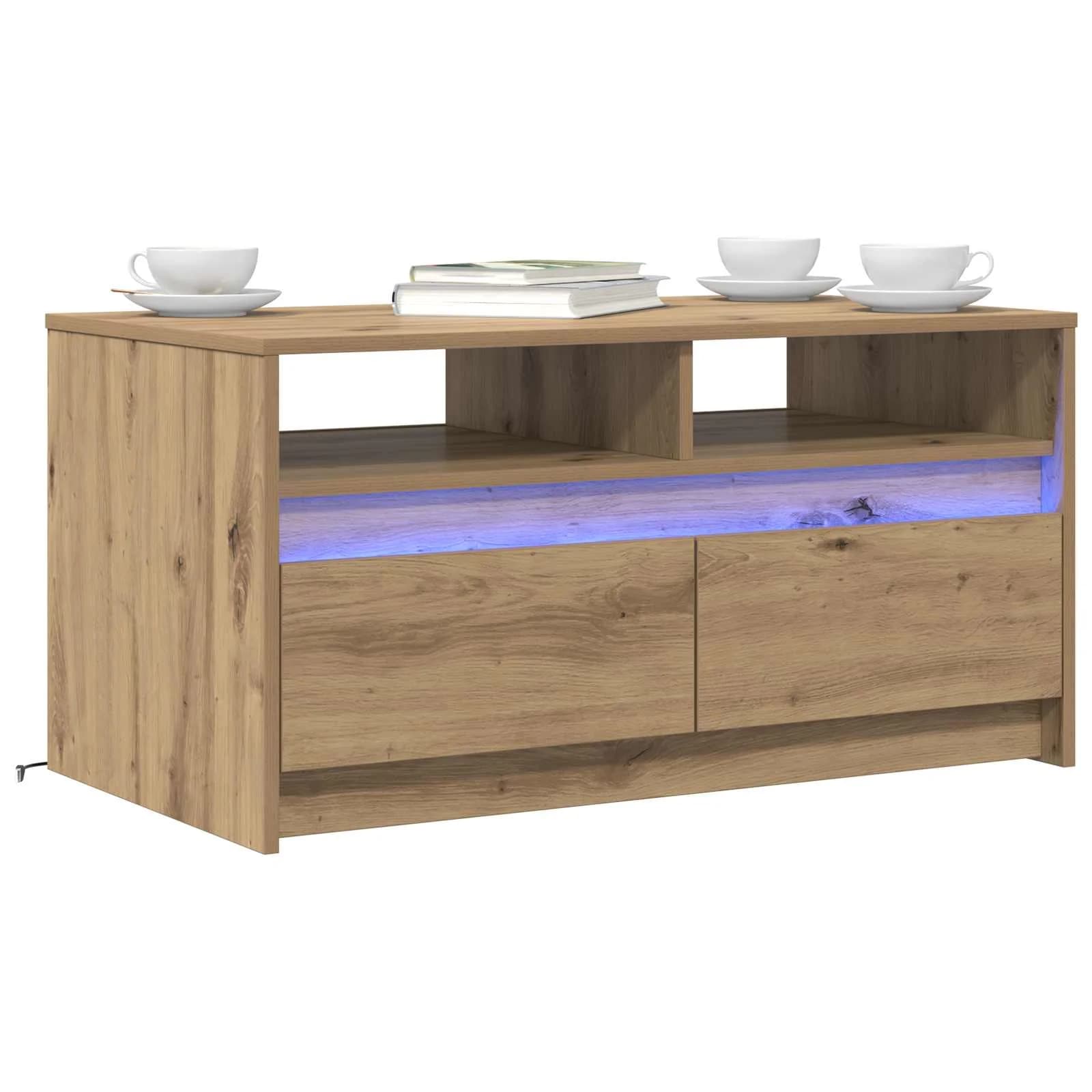 Klubska miza Oreh 90 x 50 x 45 cm Inženirski les - slika 3