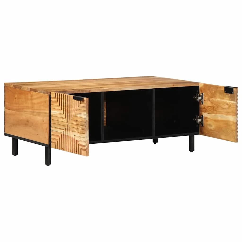 Klubska miza Rjava 100 x 54 x 40 cm Masiven les akacije