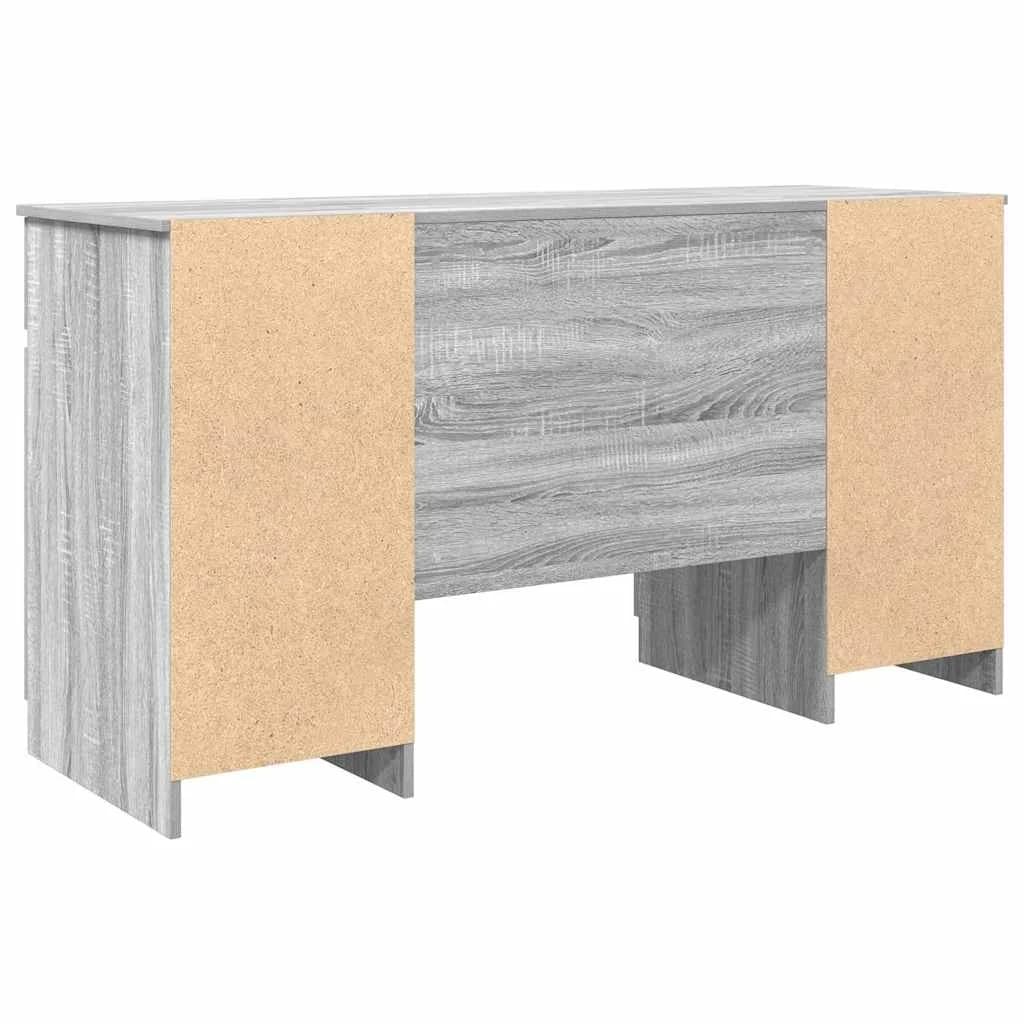 Miza Siva sonoma Inženirski les 140 x 49 x 76 cm - slika 6
