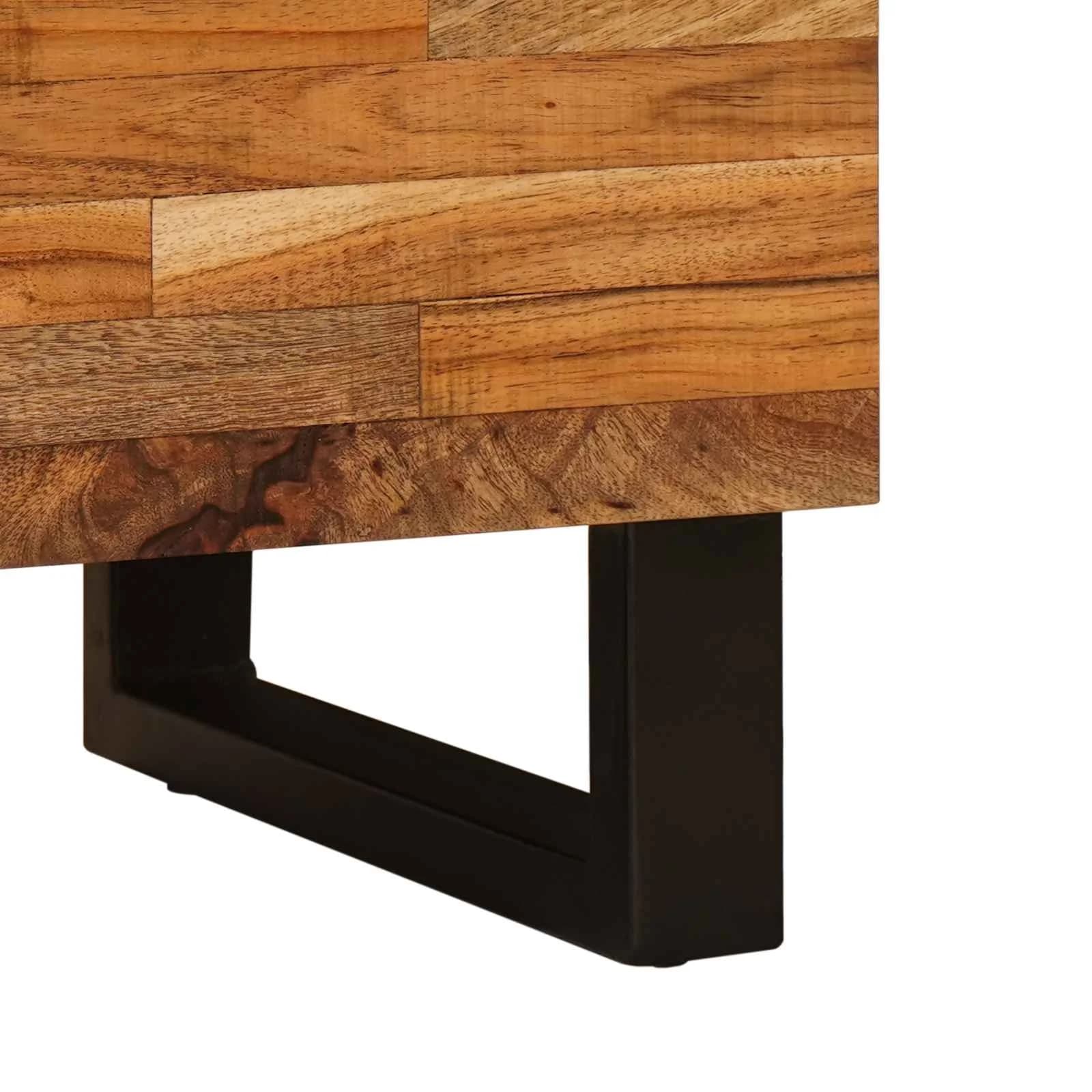 Posteljna omarica Rjava 50 x 33 x 62 cm Masiven les manga - slika 8