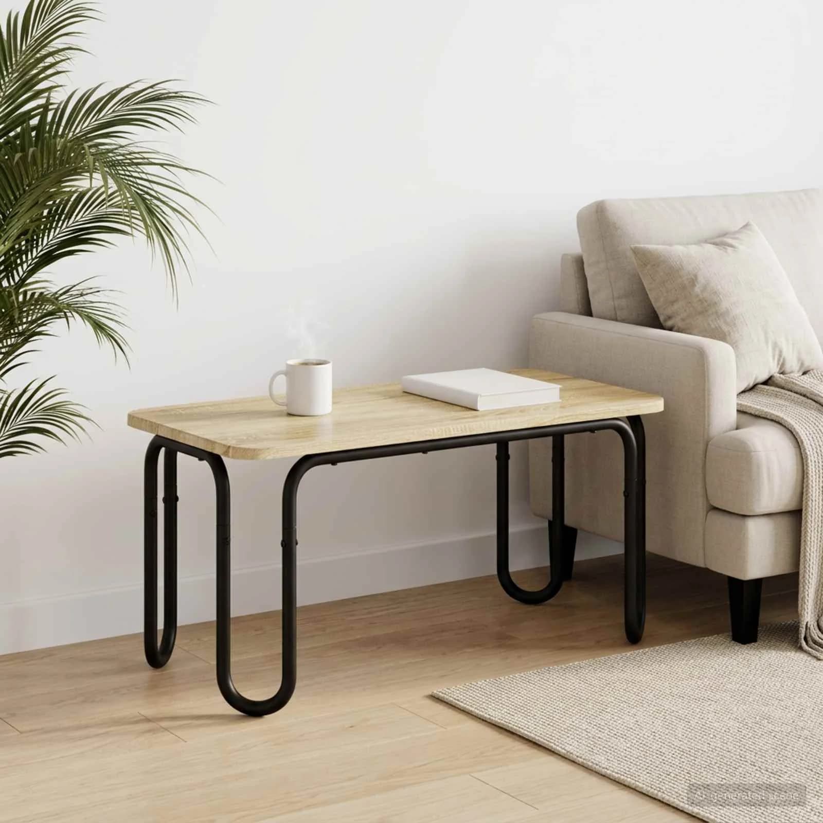 Klubska miza Sonoma hrast 79,5 x 40 x 36 cm Inženirski les
