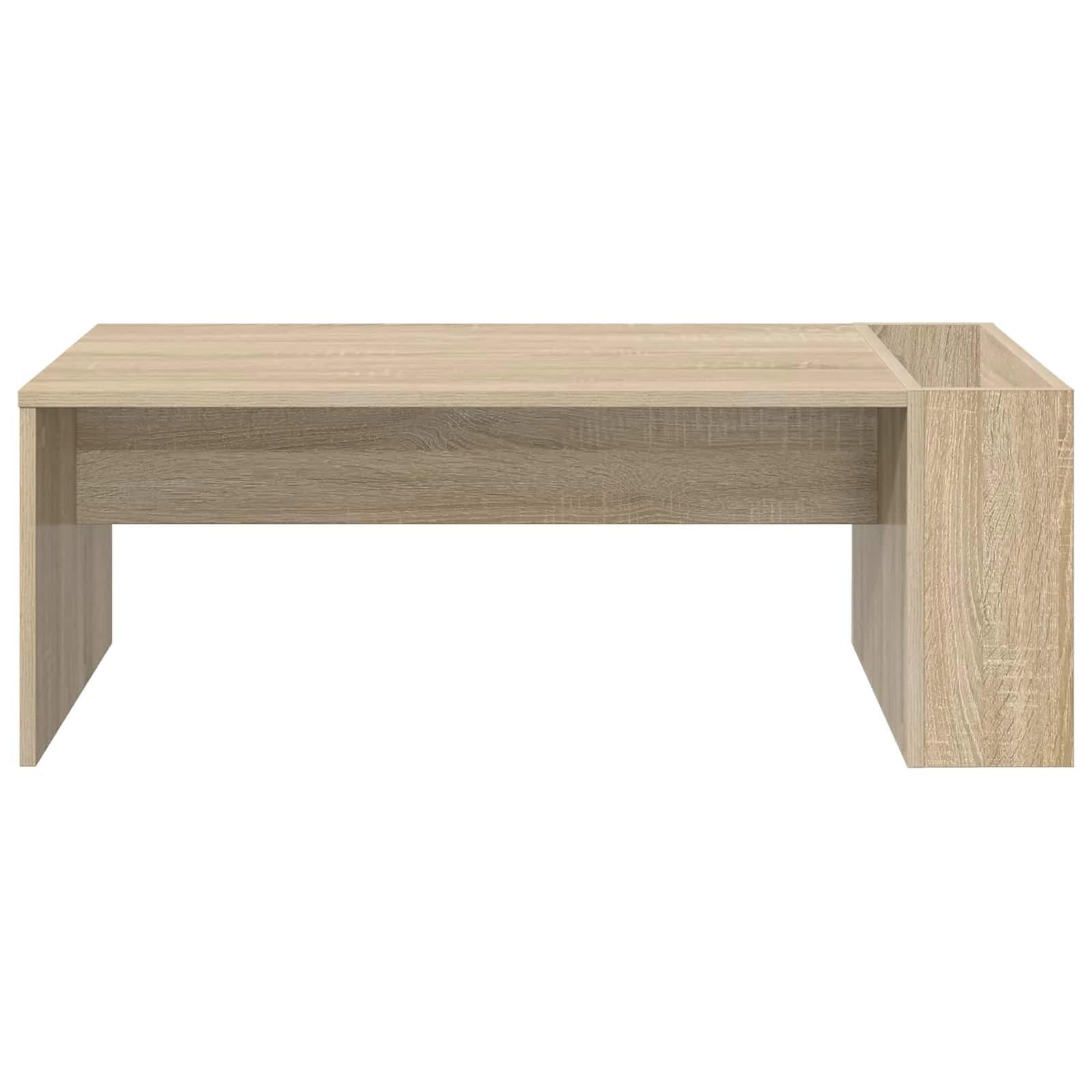 Klubska miza Sonoma hrast 95 x 50 x 34 cm Inženirski les - slika 5