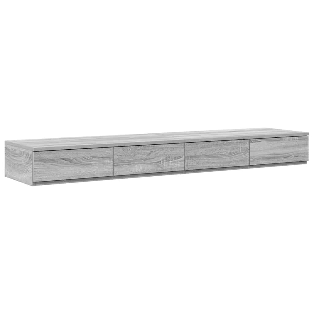 Posteljni predali Siva Sonoma 140 x 36,5 x 16,5 cm - slika 2