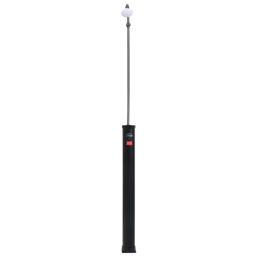 Vrtni solarni tuš črn 215 cm 8 L - slika 4