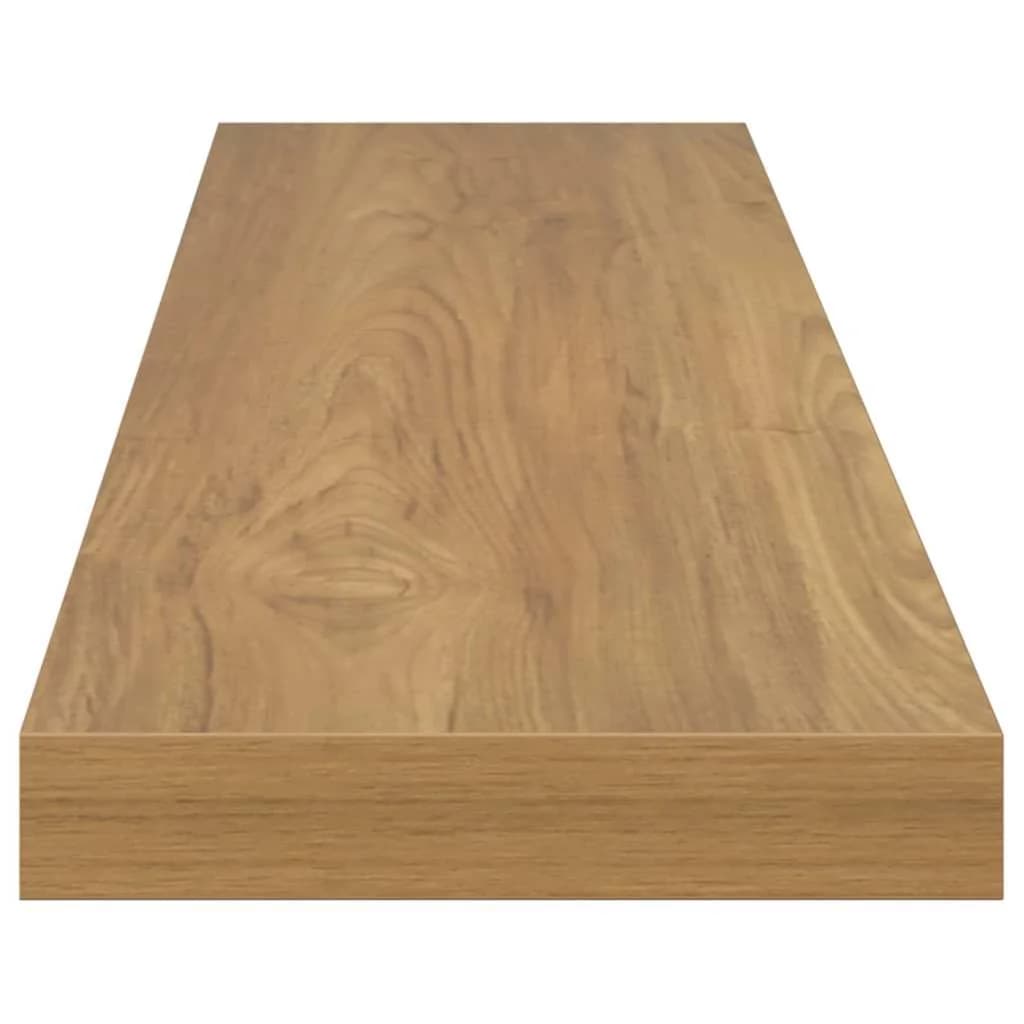 Stenska polica Montaža za steno 4 kos Rjava 120 x 23,5 x 3,8 cm - slika 8