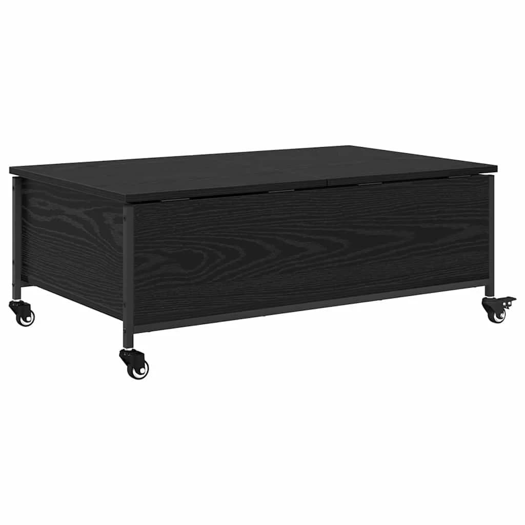 Klubska miza Črna Orehovina 91 x 55 x 32 cm Inženirski les - slika 8