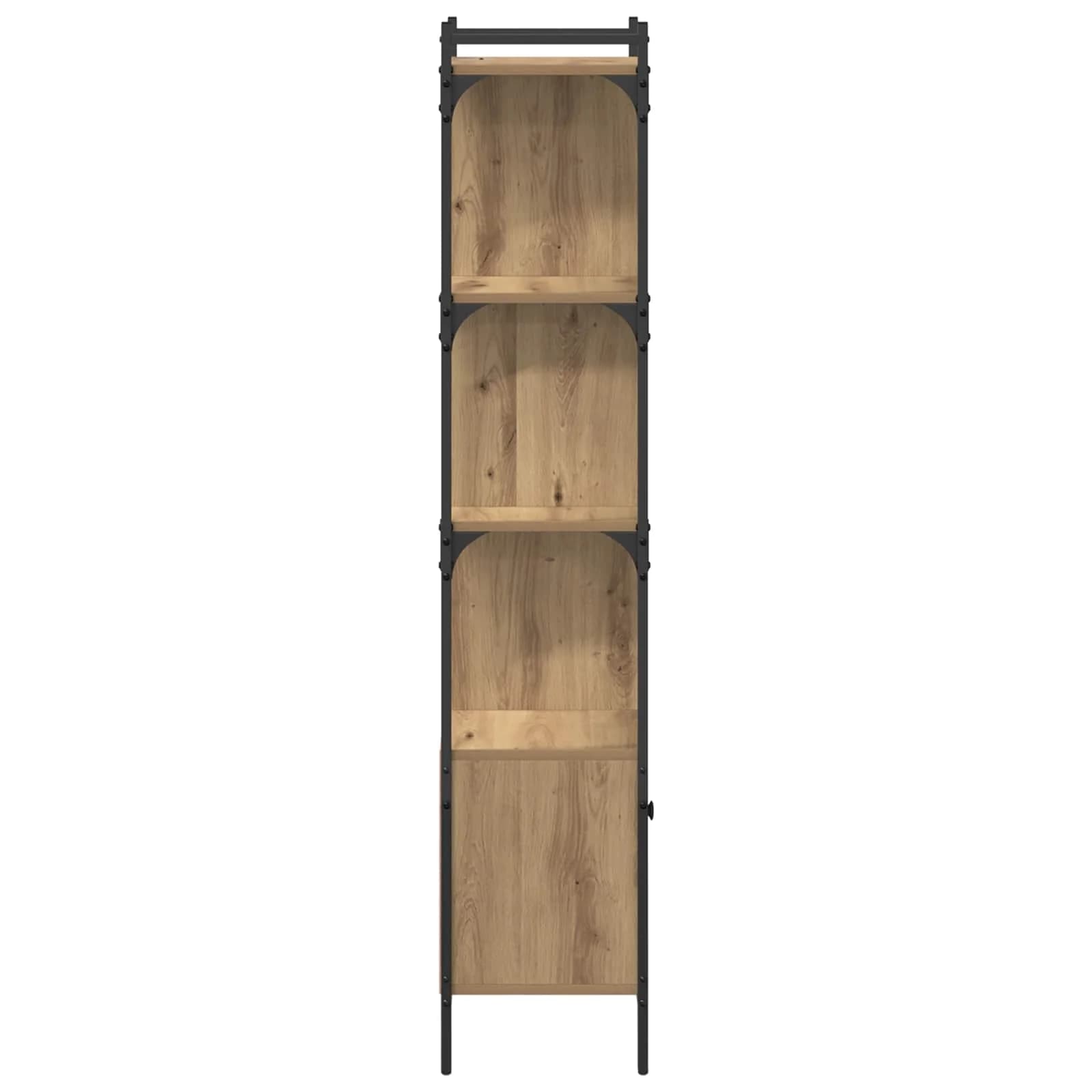 Knjižna omara 6 nivojev 44,5 x 30 x 154,5 cm Inženirski les - slika 7
