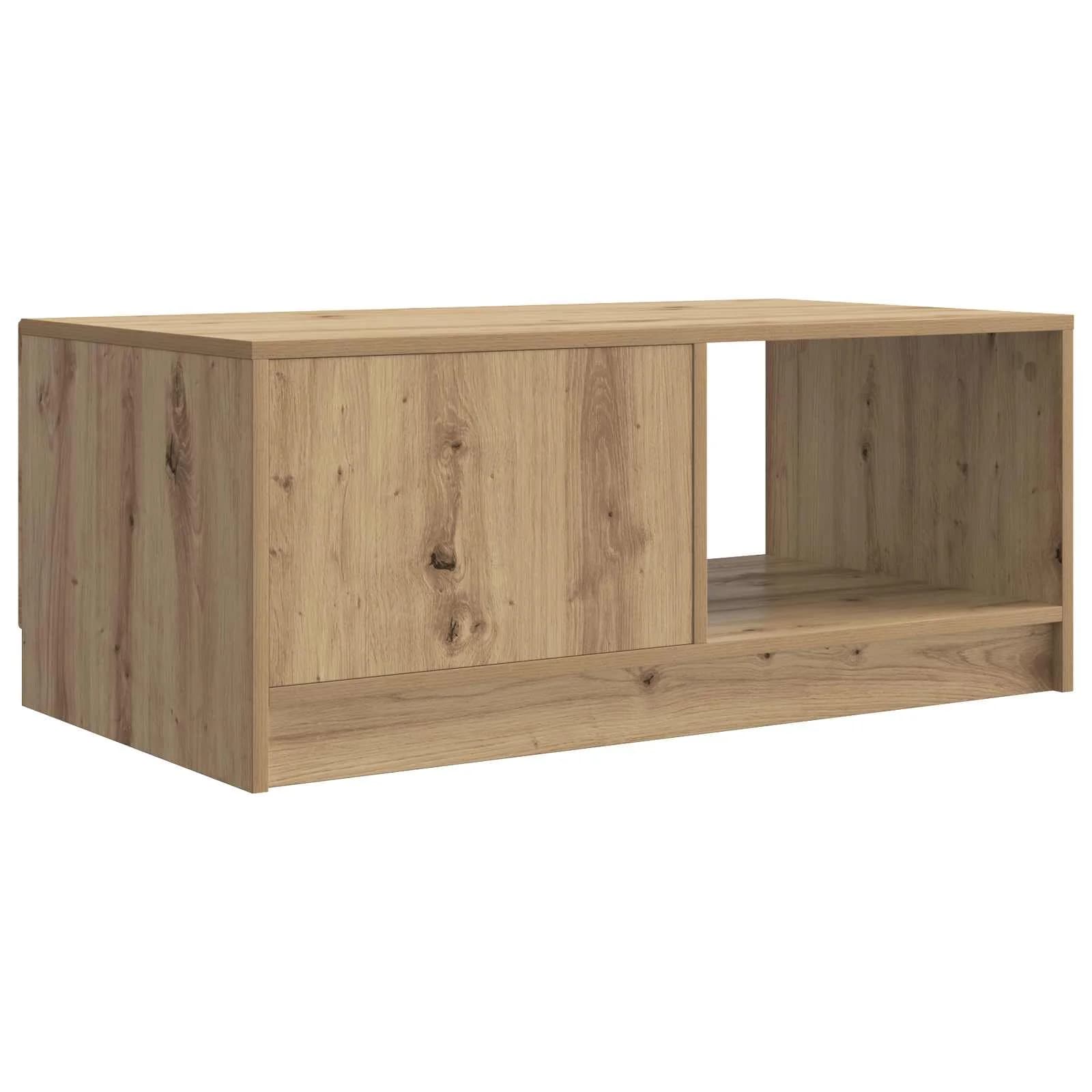 Klubska miza Artisan hrast 90 x 50 x 37 cm Inženirski les - slika 7