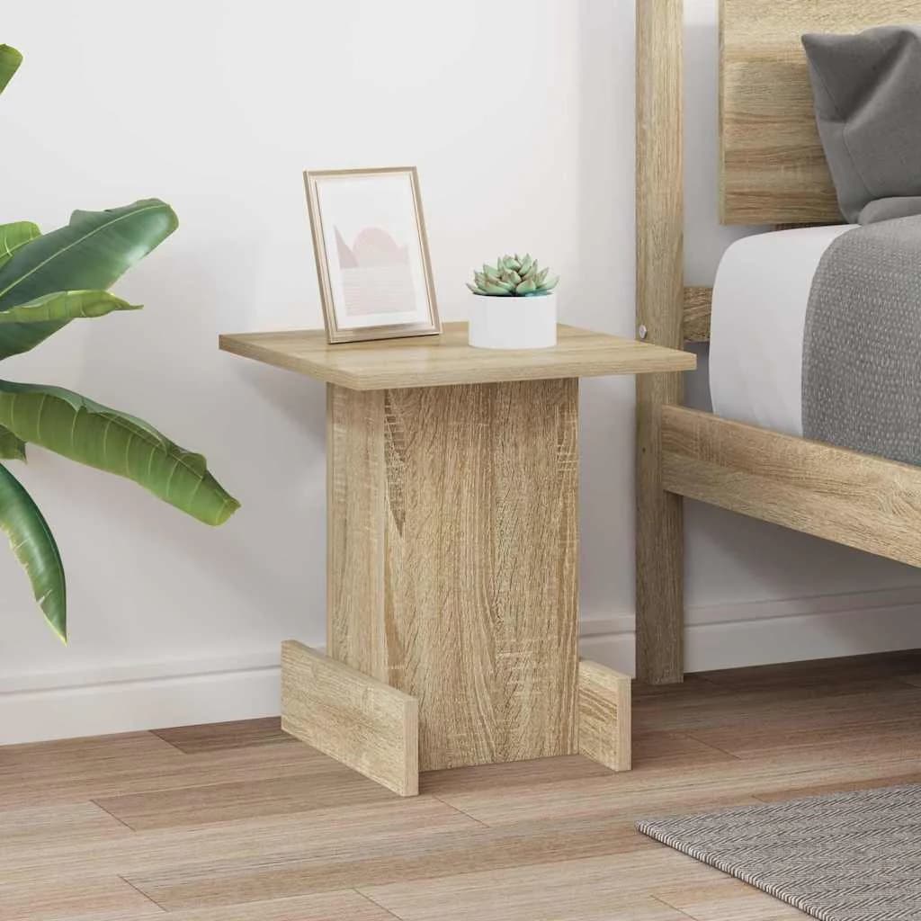 Stranska miza Sonoma hrast 35,5 x 35 x 40 cm Inženirski les - slika 4
