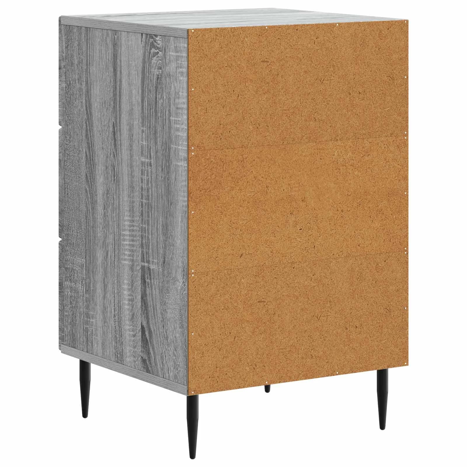 Nočna omarica Siva Sonoma 43 x 41 x 66,5 cm Inženirski les - slika 7