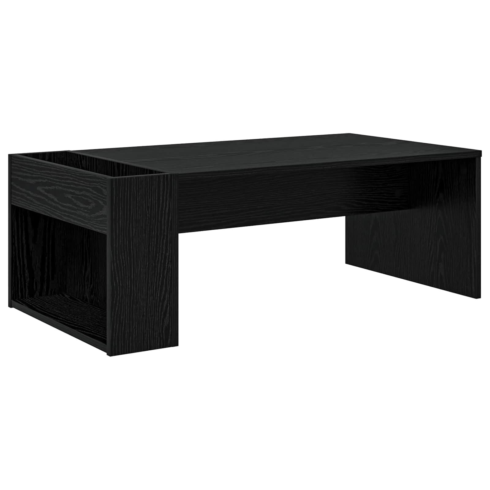 Klubska miza Črna Orehovina 95 x 50 x 34 cm Inženirski les - slika 7