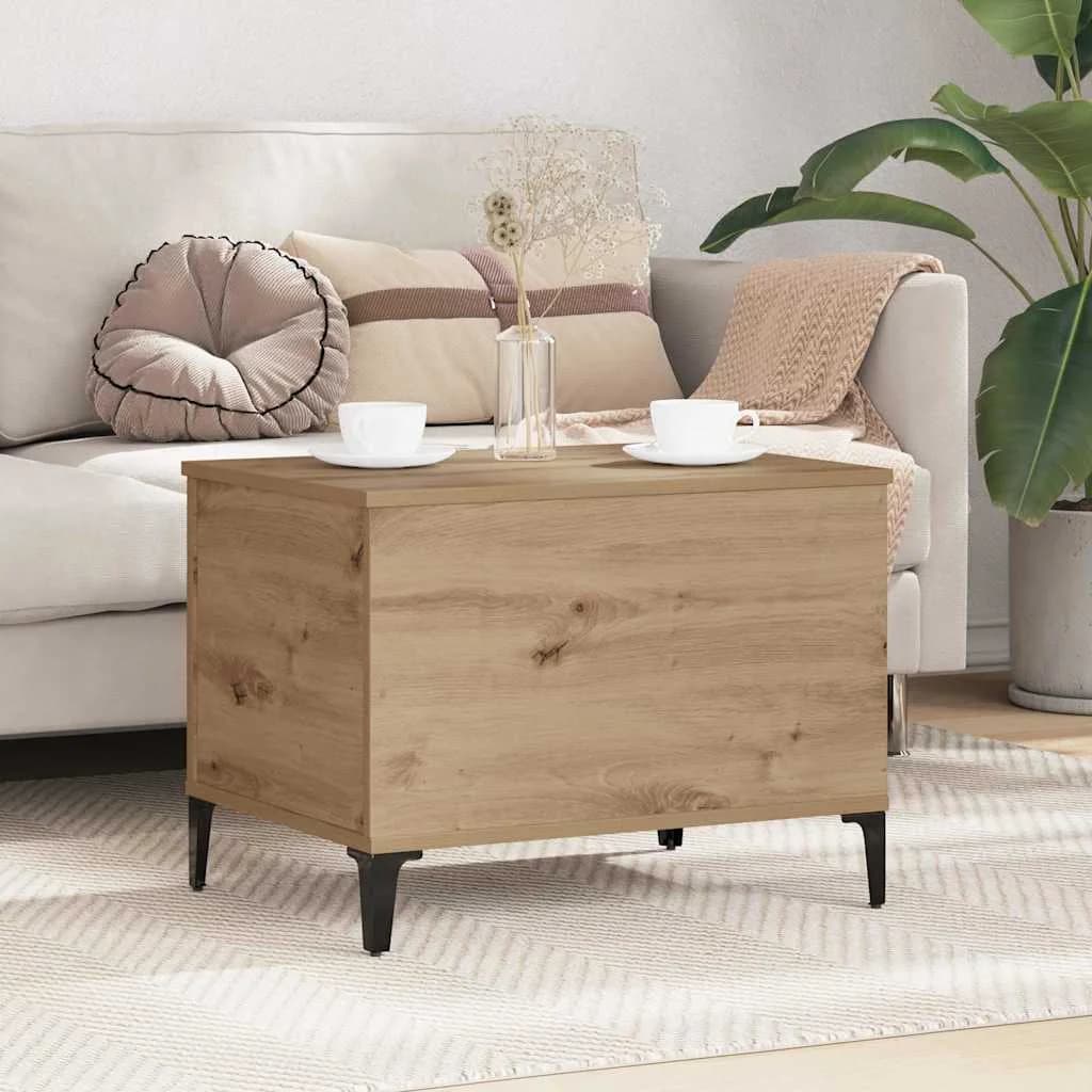 Klubska miza Umetni hrast 60 x 44,5 x 45 cm Inženirski les