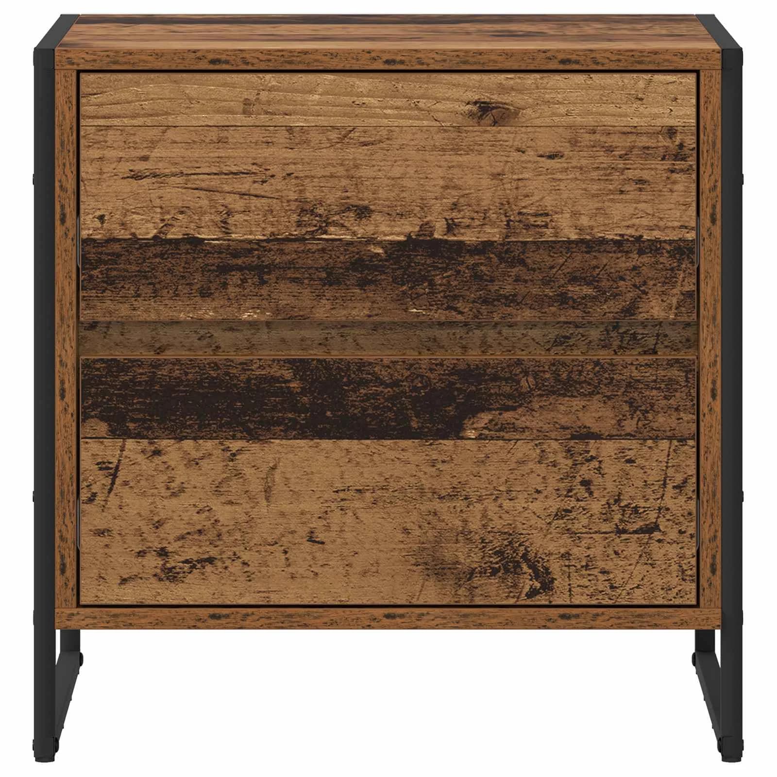 Nočna omarica Star les 50 x 39.5 x 50 cm Inženirski les - slika 5