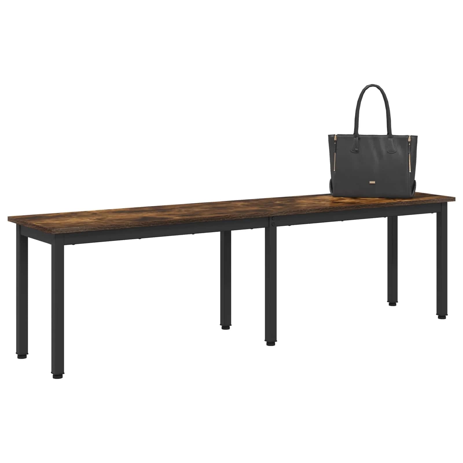 klop Dimni hrast 160 x 35 x 45 cm Inženirski les - slika 3