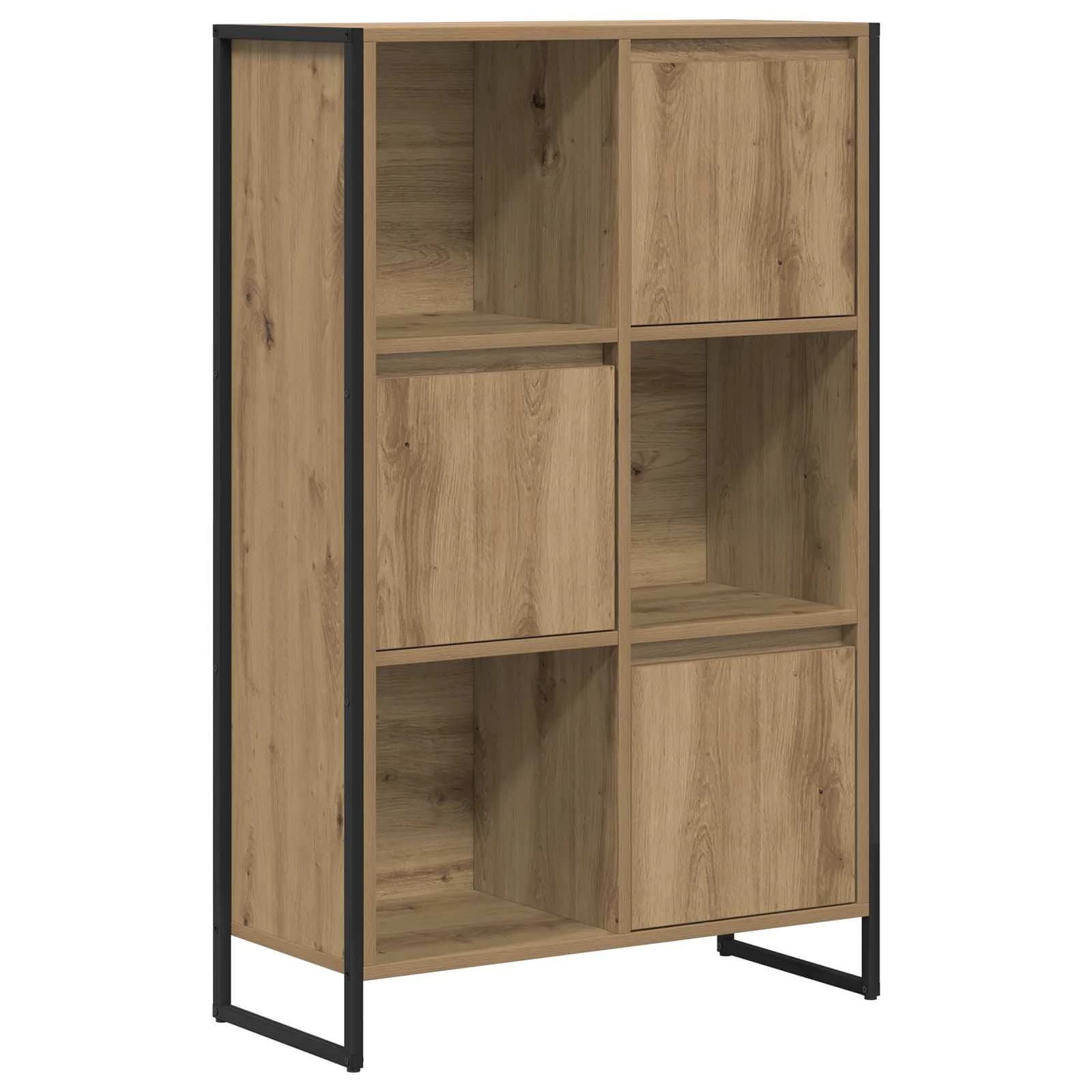 Knjigovni omar 68 x 30 x 108.5 cm Inženirski les Oreh - slika 2
