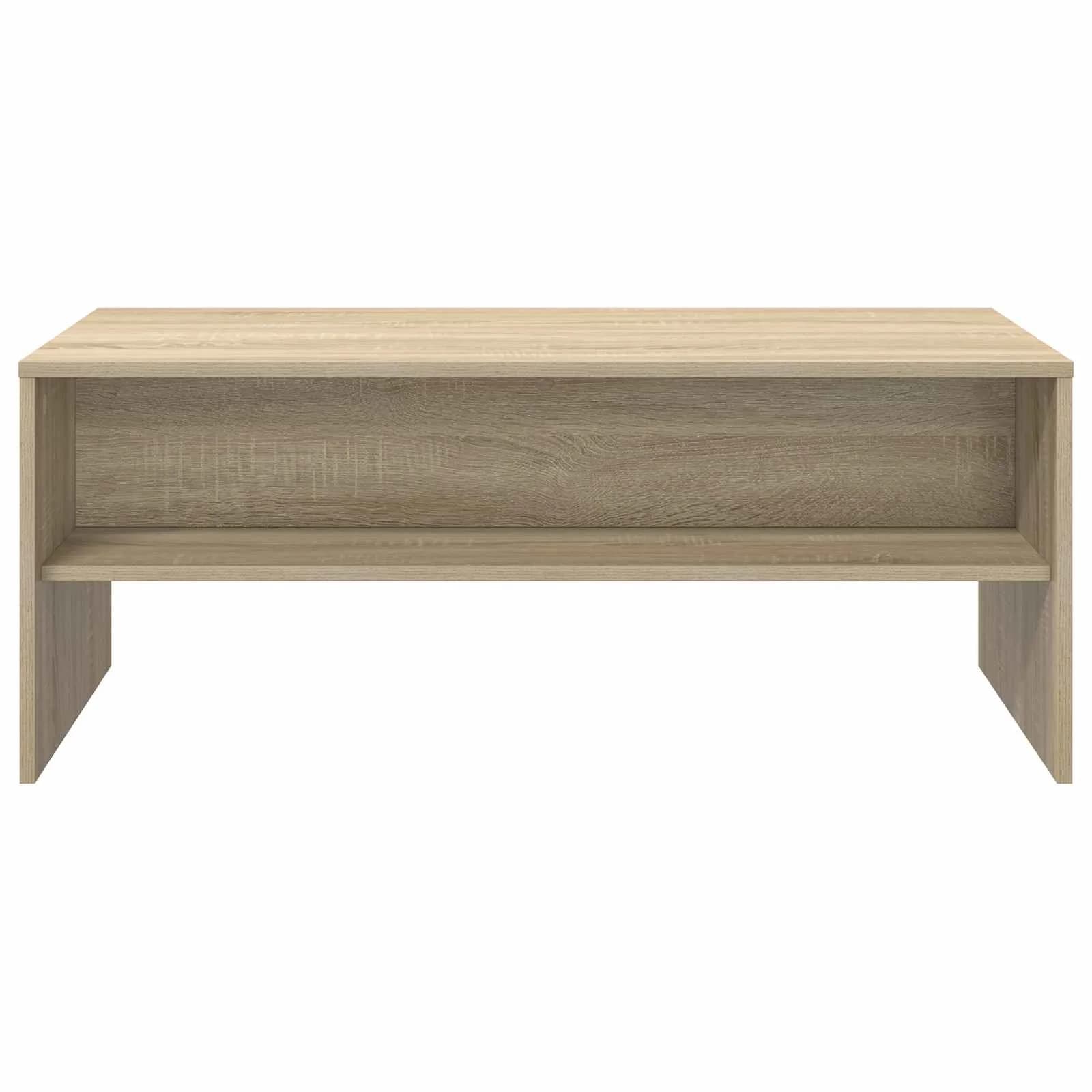 Klubska miza Sonoma hrast 100 x 50 x 40 cm Inženirski les - slika 5