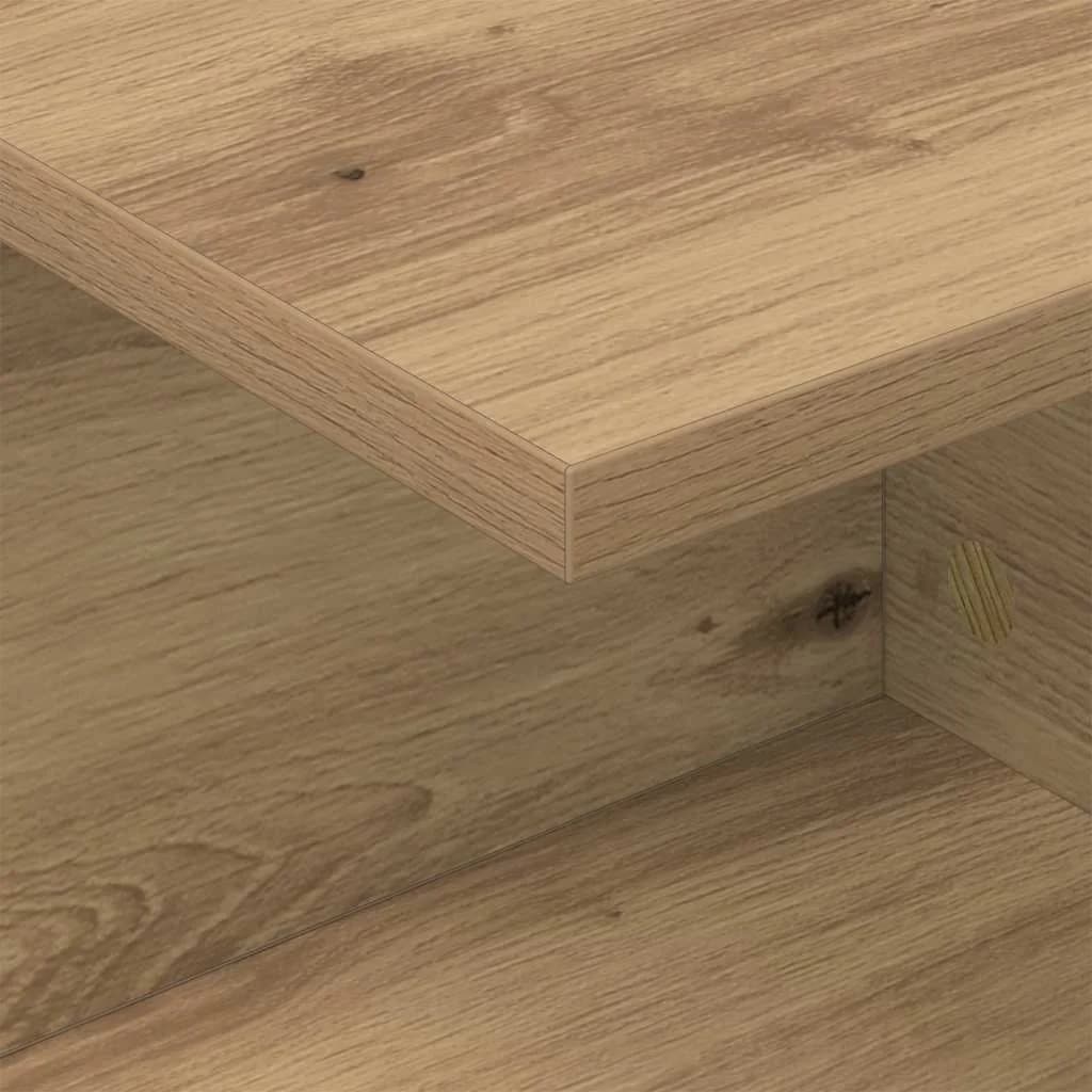 Nočna omarica 2 kos Umetni hrast 40 x 30 x 25 cm Inženirski les - slika 9