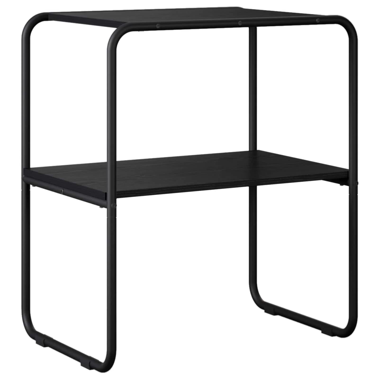 Konzolna miza Črni hrast 80 x 42,5 x 70 cm Inženirski les - slika 2