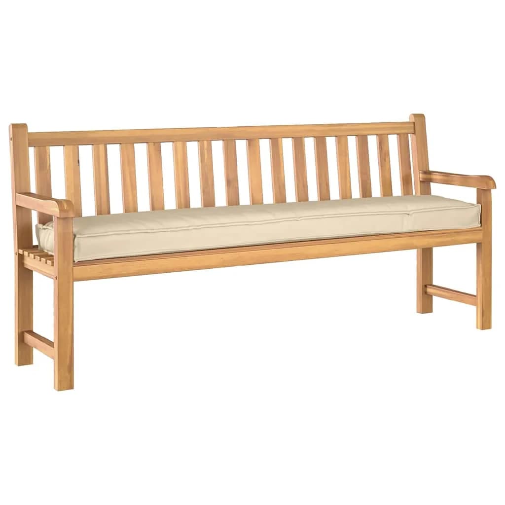 Blazina za palete Bež 200 x 40 x 8 cm Oxford blago - slika 3