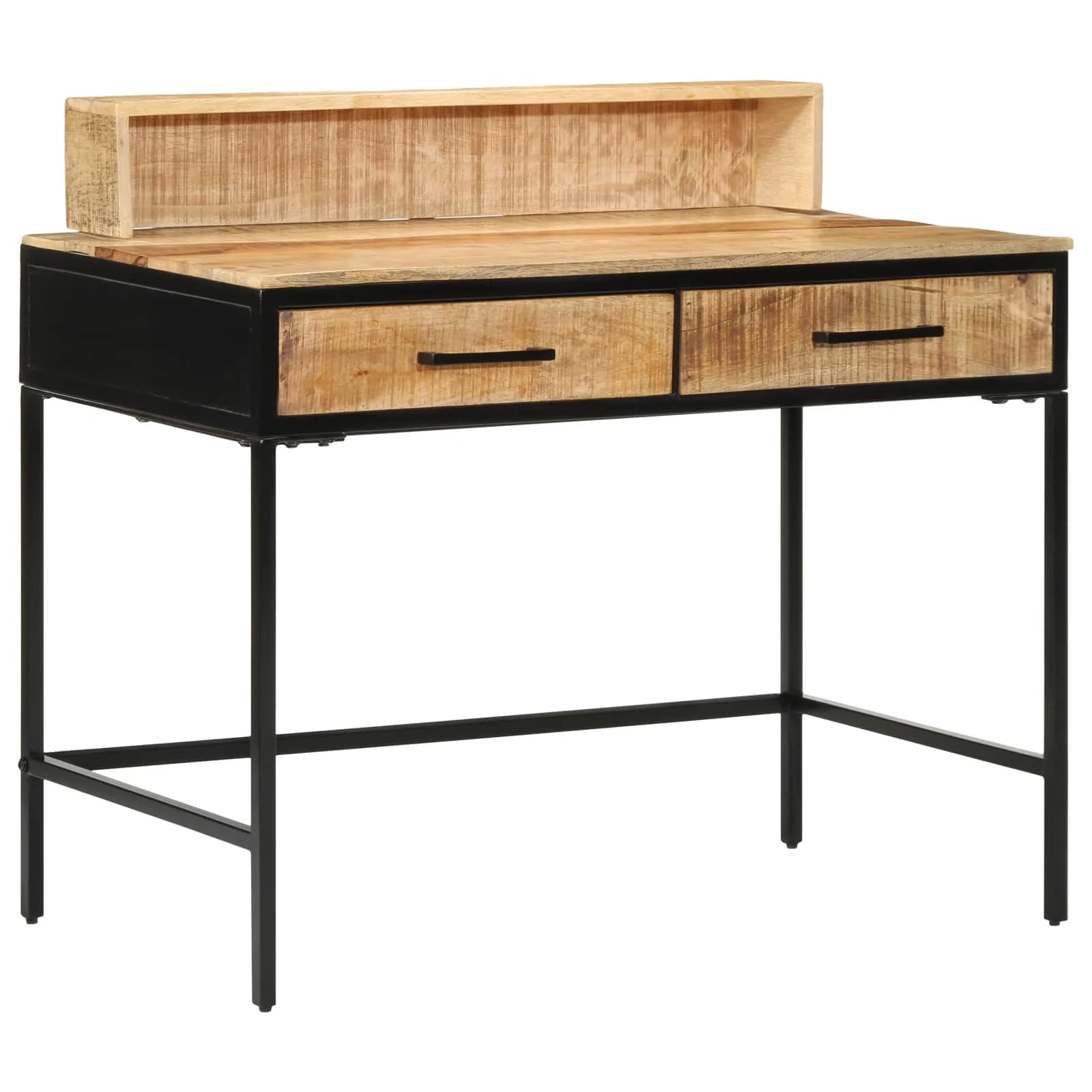 Konzolna miza s predalom Rjava 100 x 55 x 89.5 cm - slika 4
