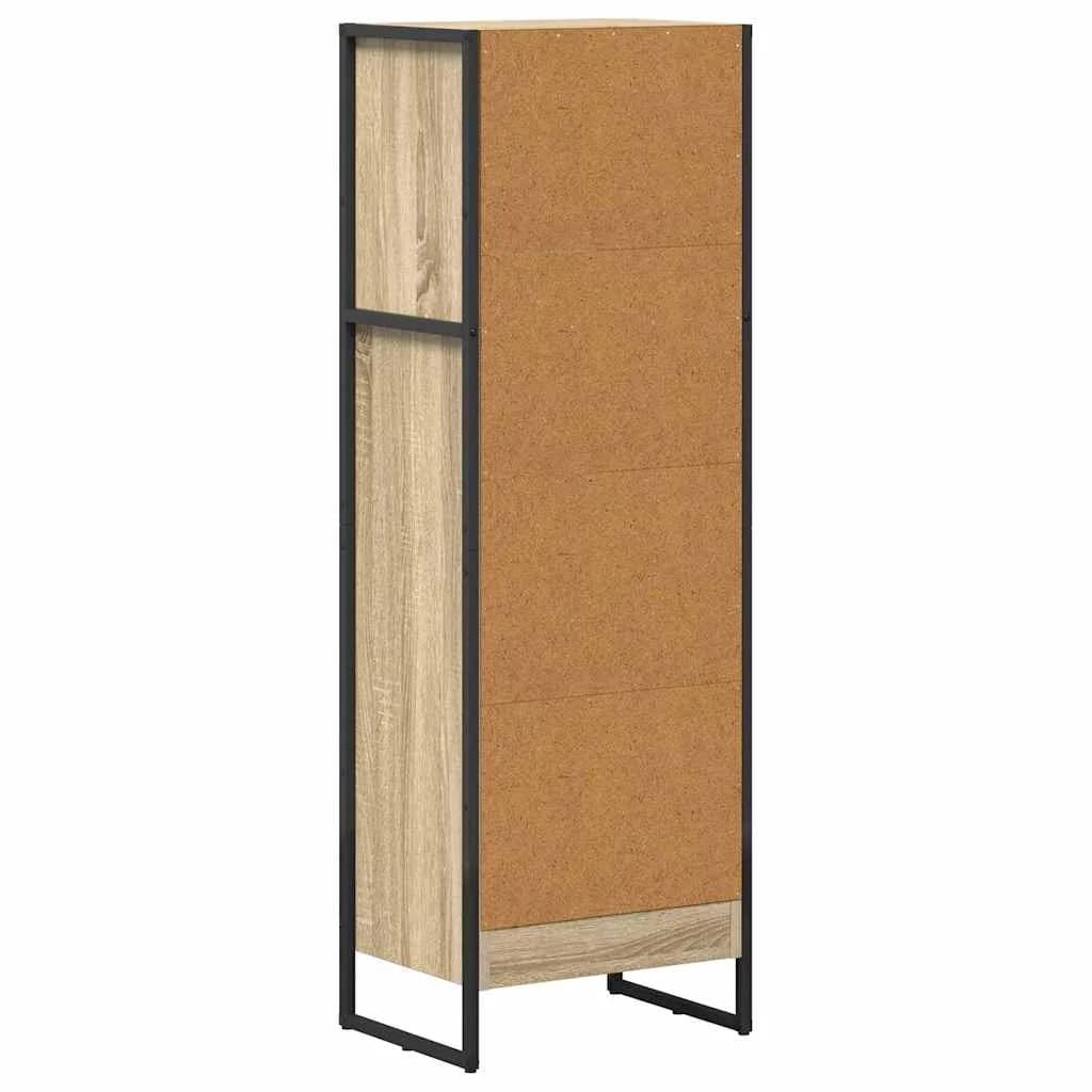 Knjigovni omar 40 x 30 x 121 cm Inženirski les Sonoma - slika 7