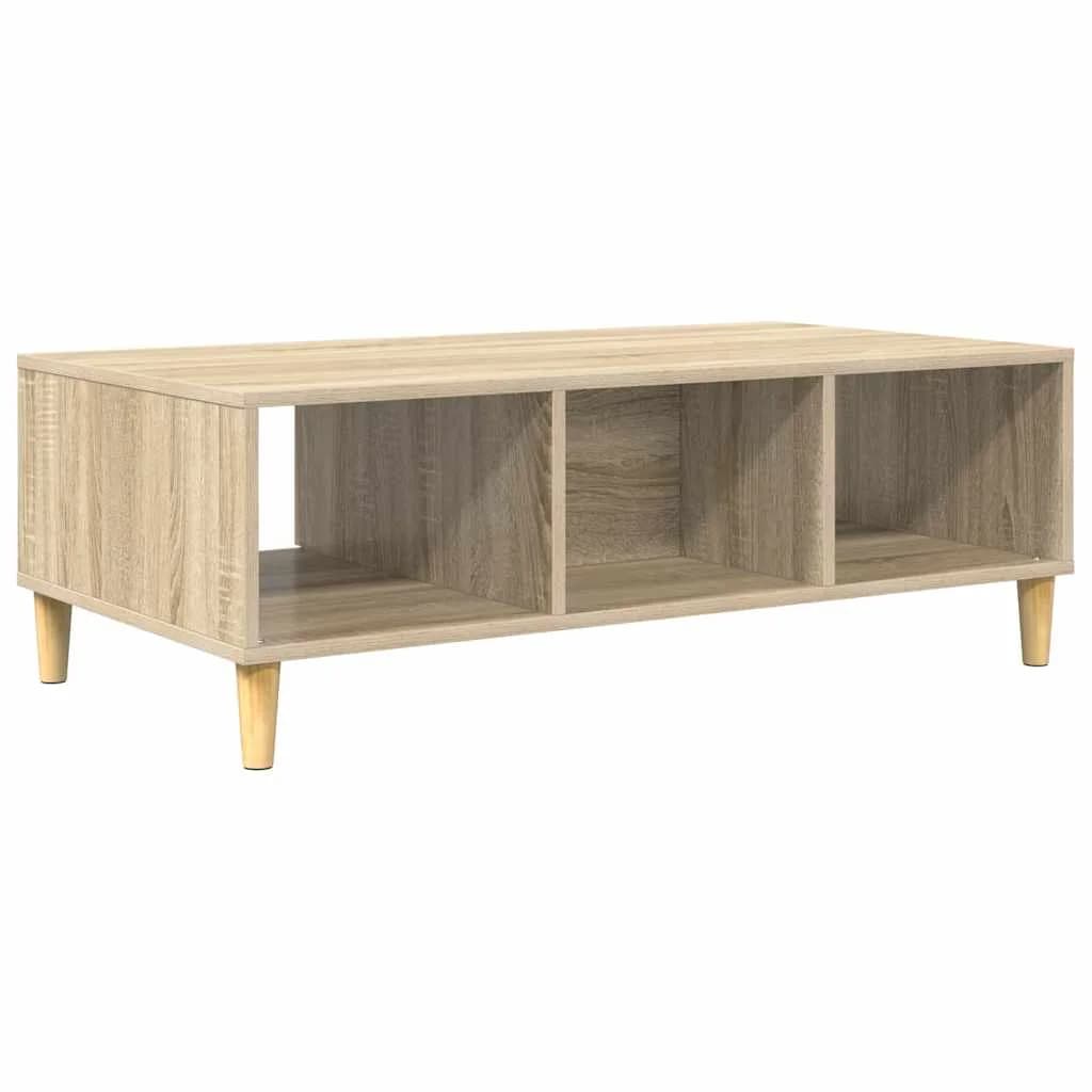 Klubska miza Sonoma hrast 102 x 55 x 35 cm Inženirski les - slika 8
