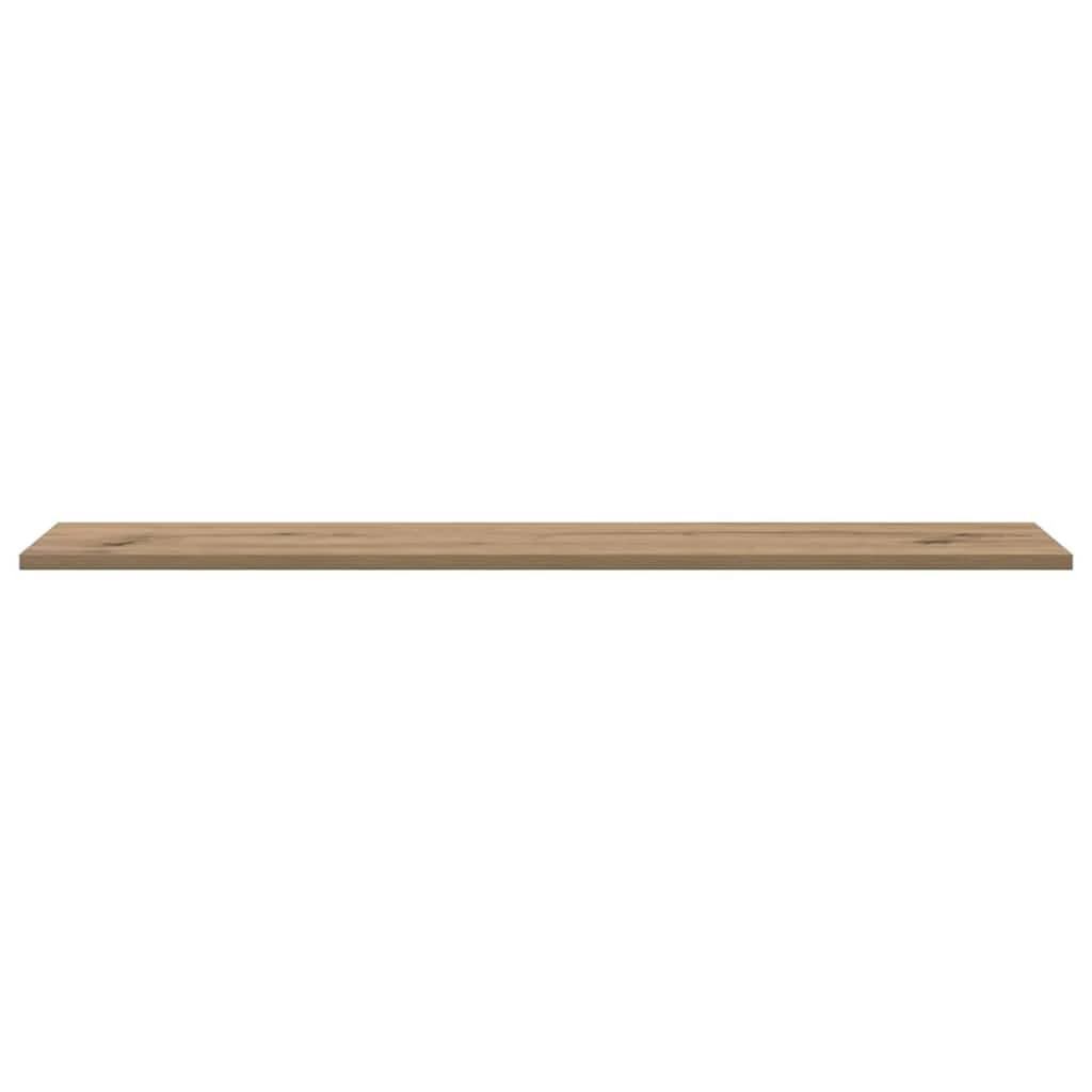Polica za knjige 3 nivojev 4 kos 100 x 20 x 1,5 cm Rjava - slika 6