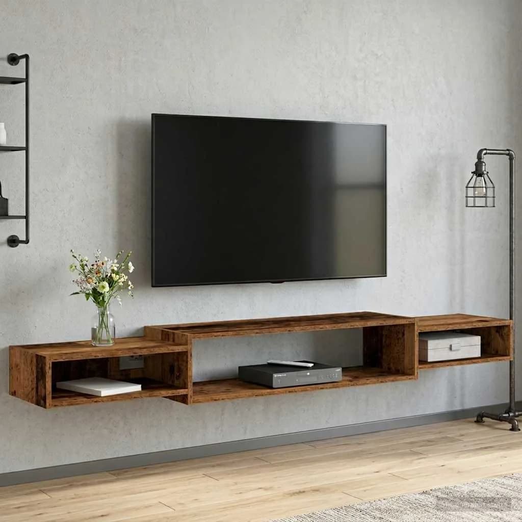 Stenska TV omarica Montaža za steno Star les 180 x 28 x 21 cm - slika 4