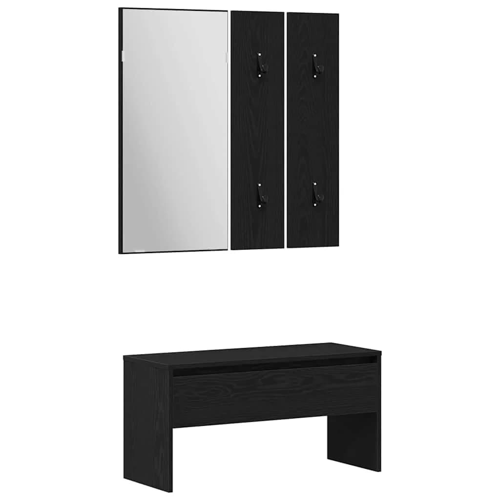 Komplet pohištva za predsobo 5 kos 80 x 30,5 x 40 cm - slika 5