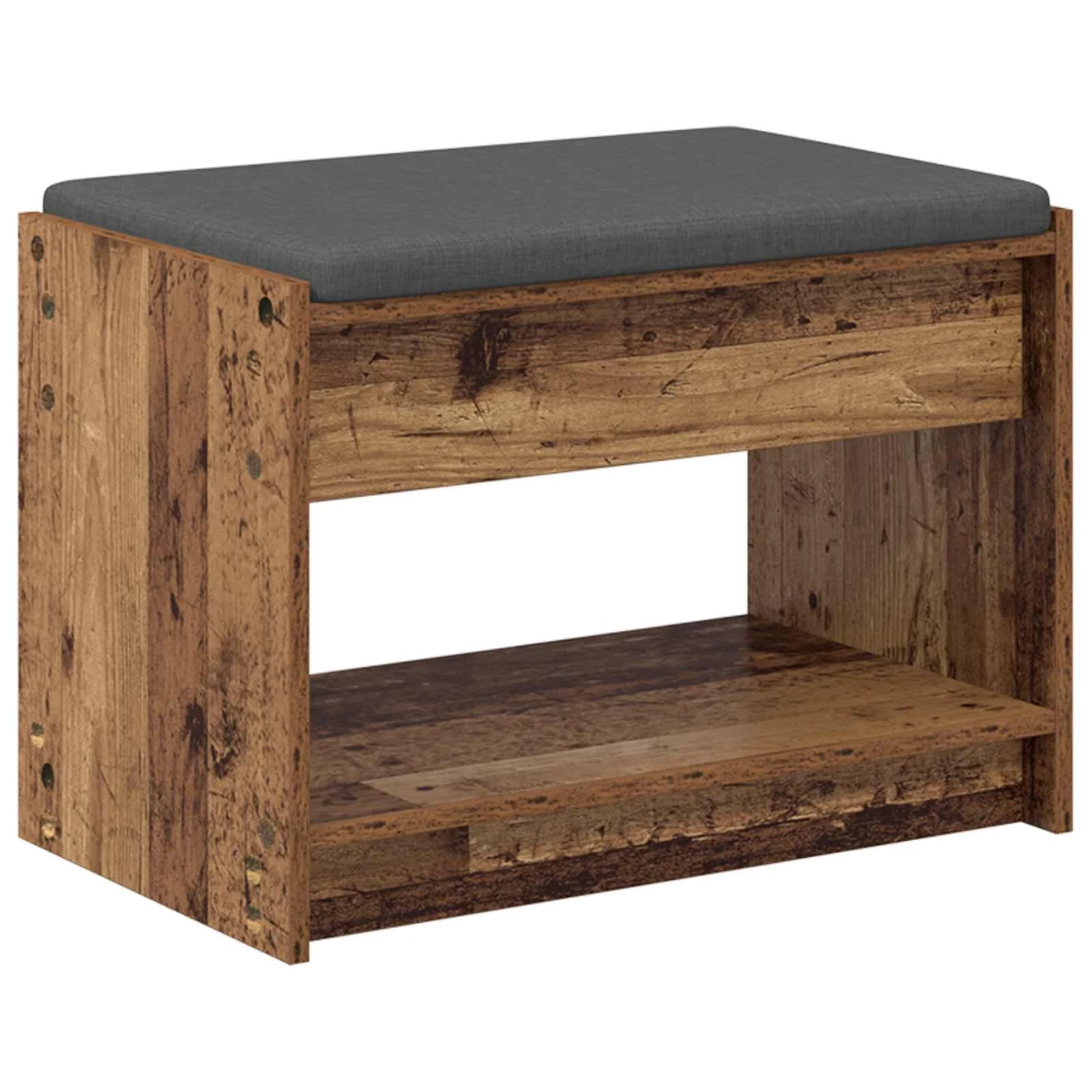Haldna klop Star les 63 x 38 x 45 cm Oblikovan Les in Tkanina - slika 2