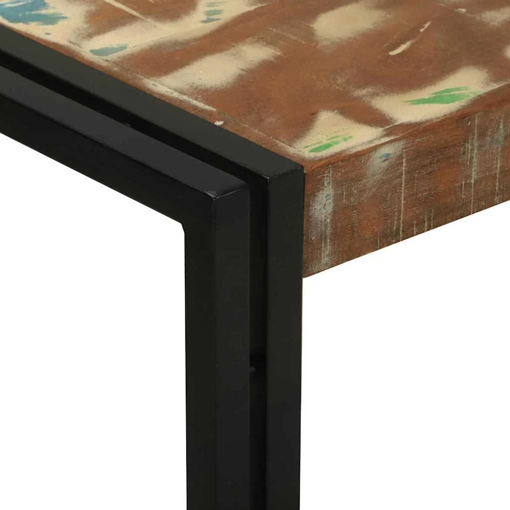 Konzolna miza večbarvno 120 x 33 x 75 cm Trdna obnovljena les - slika 6