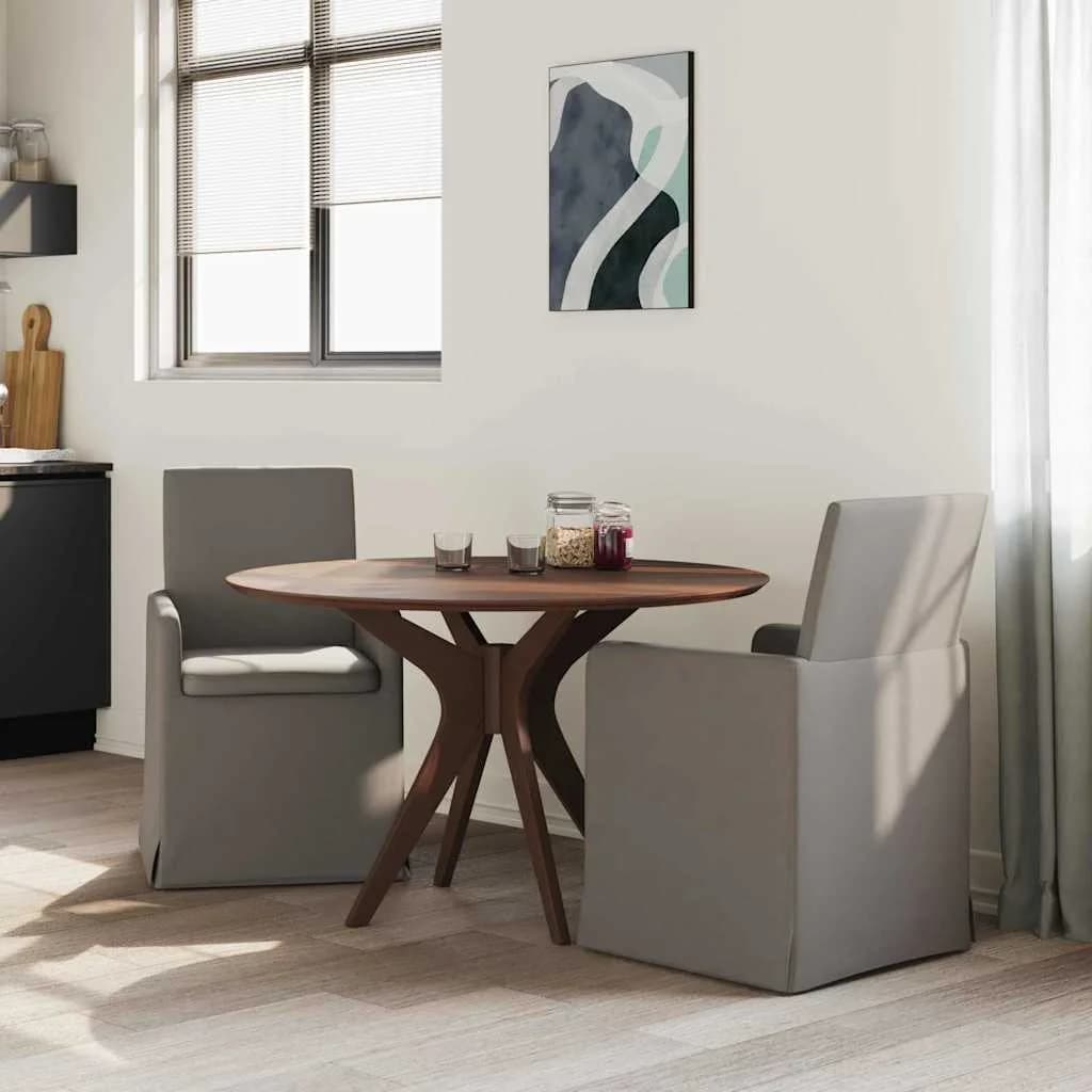 Jedilni stoli 2 kos Laneno platno Svetlo siva 57 x 67 x 95 cm - slika 3