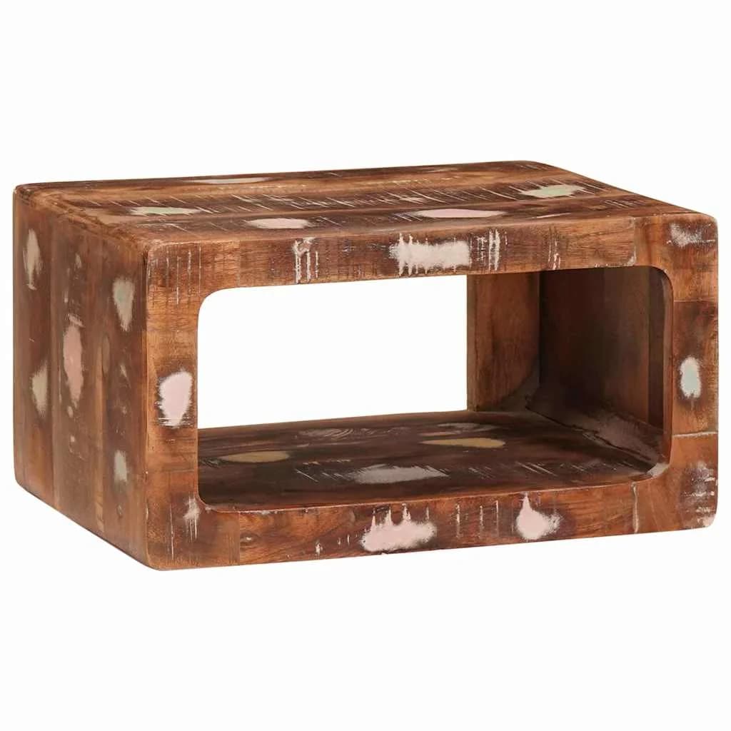 Nočna omarica 2 kos Rjava 45 x 30 x 24 cm Trdna obnovljena les - slika 4