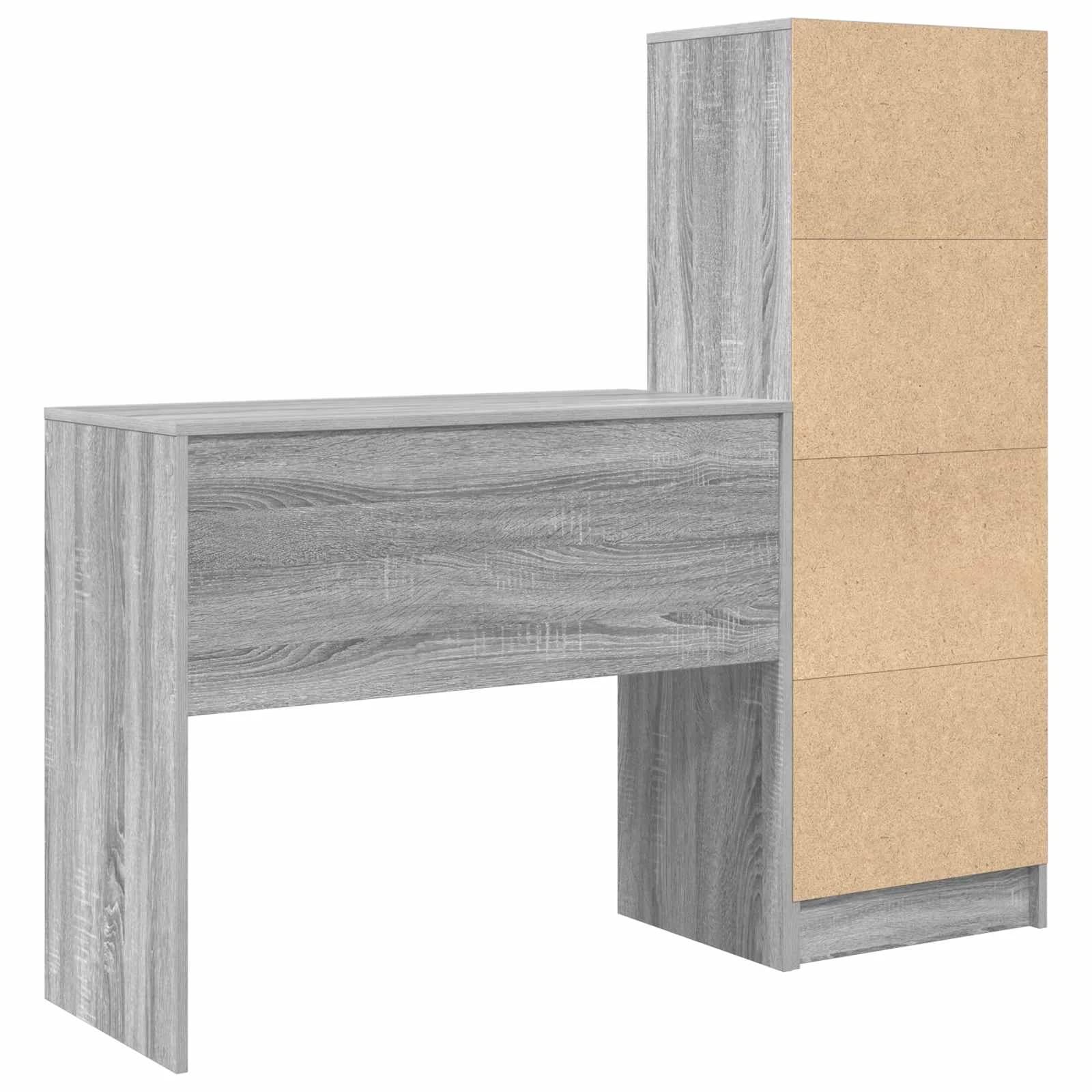 Miza Siva Sonoma 135,5 x 40 x 127 cm 2 kos - slika 9