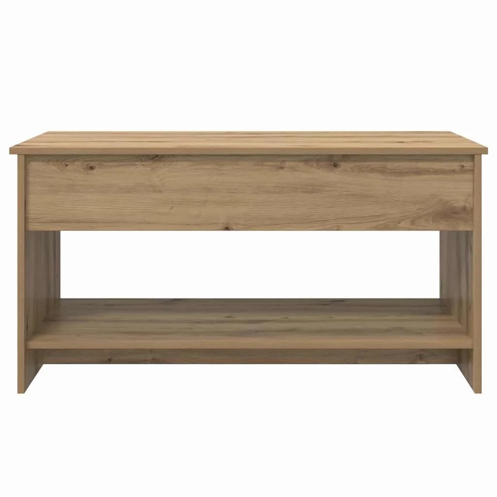 Klubska miza Umetni hrast 80 x 50,5 x 41,5 cm Inženirski les - slika 6
