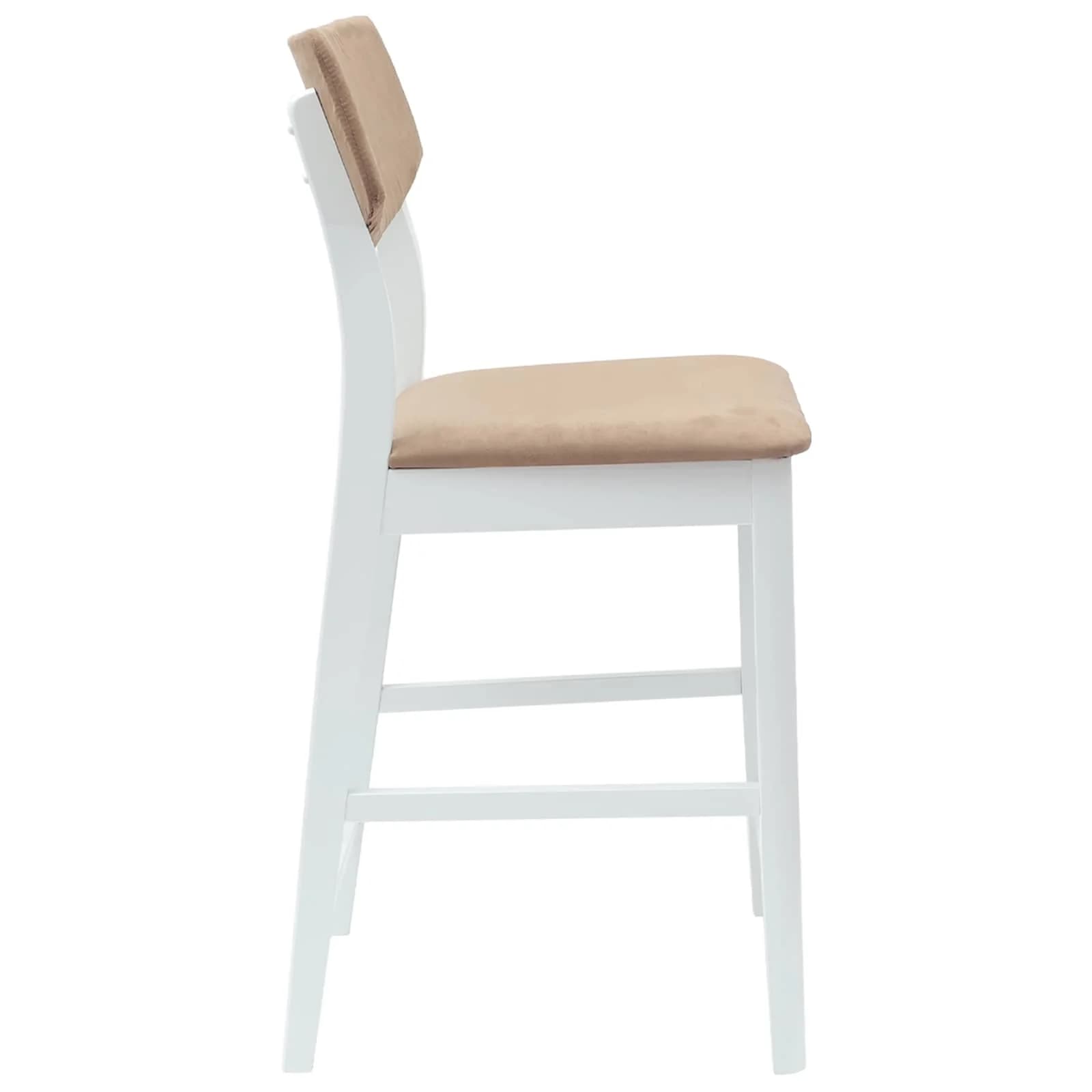 Jedilni stoli 2 kos Masivno gumovo les Bela 48 x 49 x 95 cm - slika 6