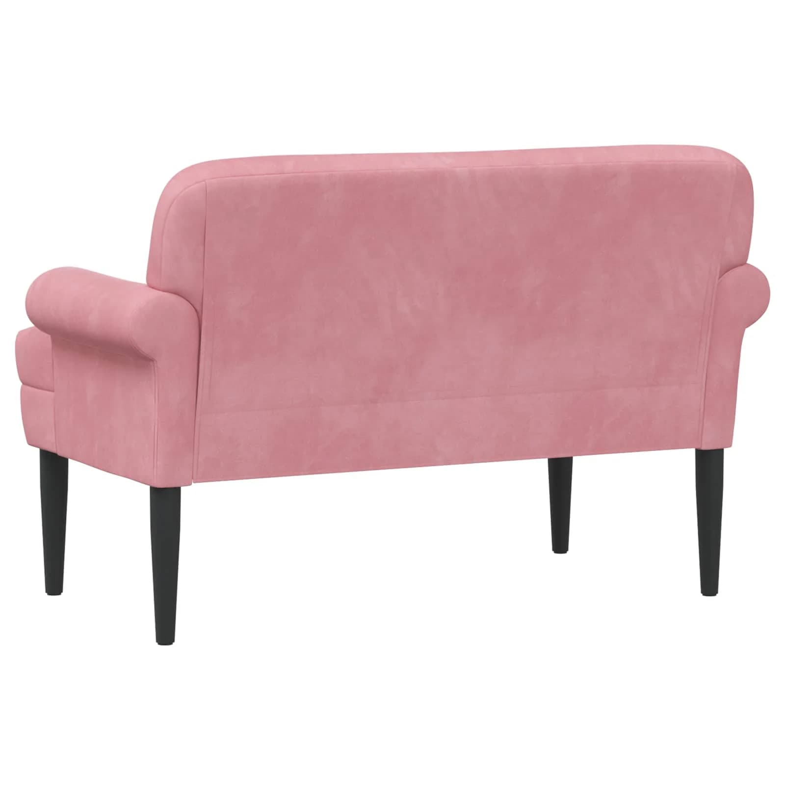 Dvojnica s gumbi Roza 120 x 66 x 78 cm Žamet - slika 5