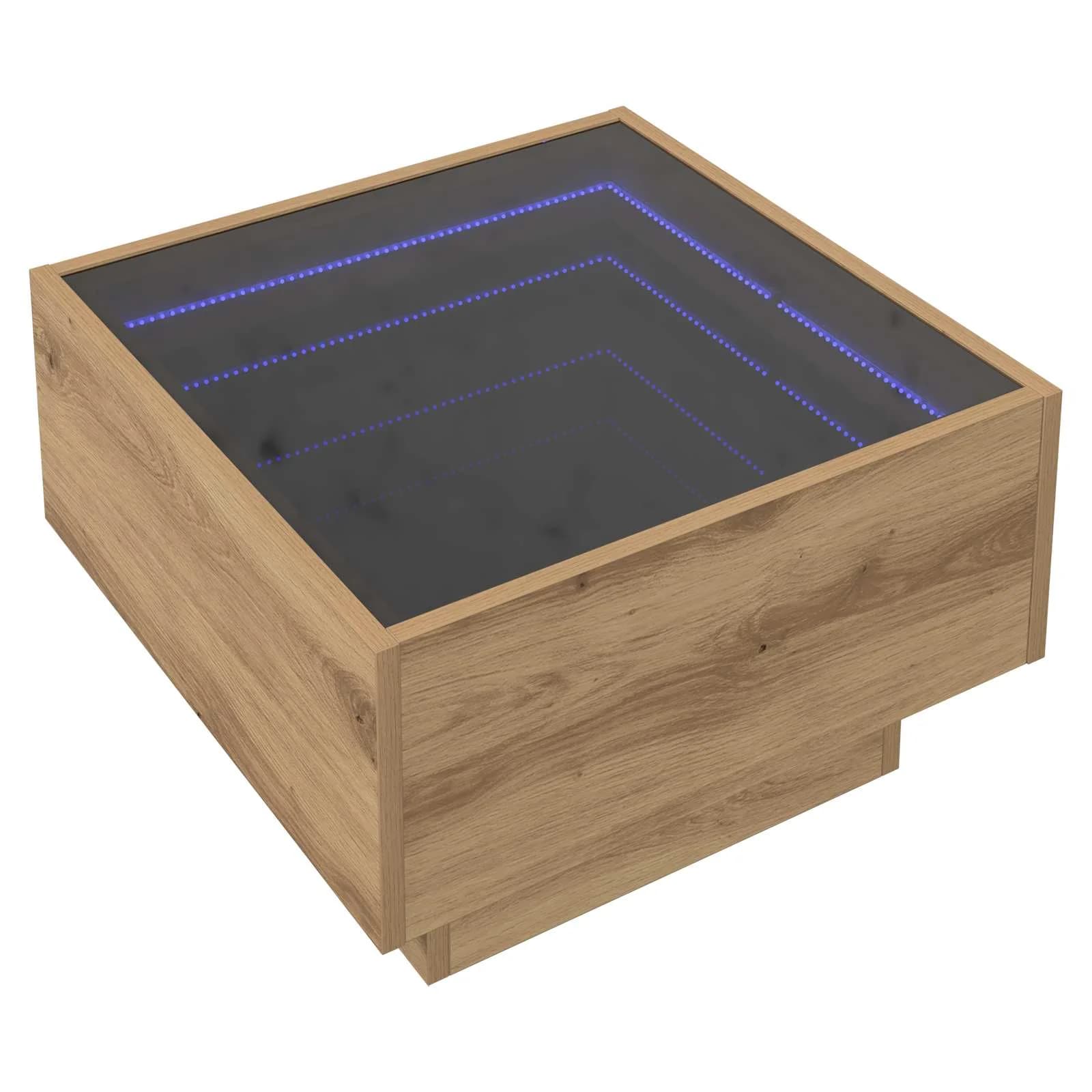 Klubska miza artisan hrast 50 x 50 x 30 cm - slika 2
