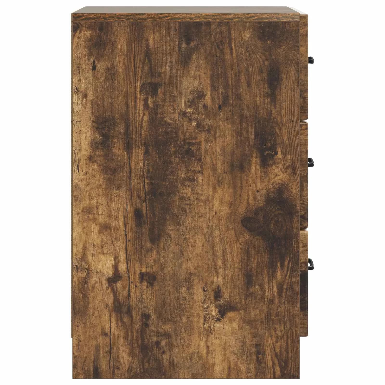 Nočna omarica Dimljen hrast 43 x 41 x 63,5 cm Inženirski les - slika 6