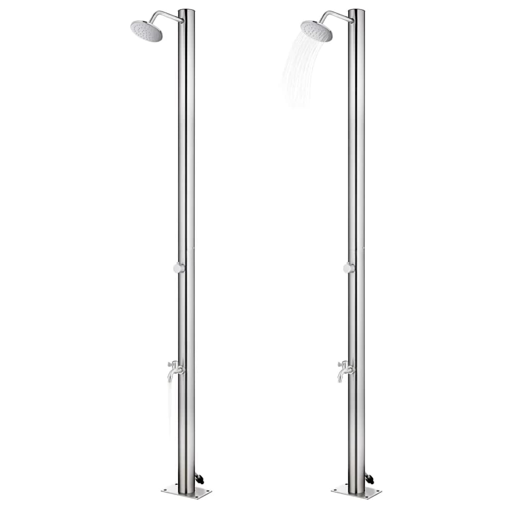 Vrtni tuš 215 cm nerjaveče jeklo - slika 2