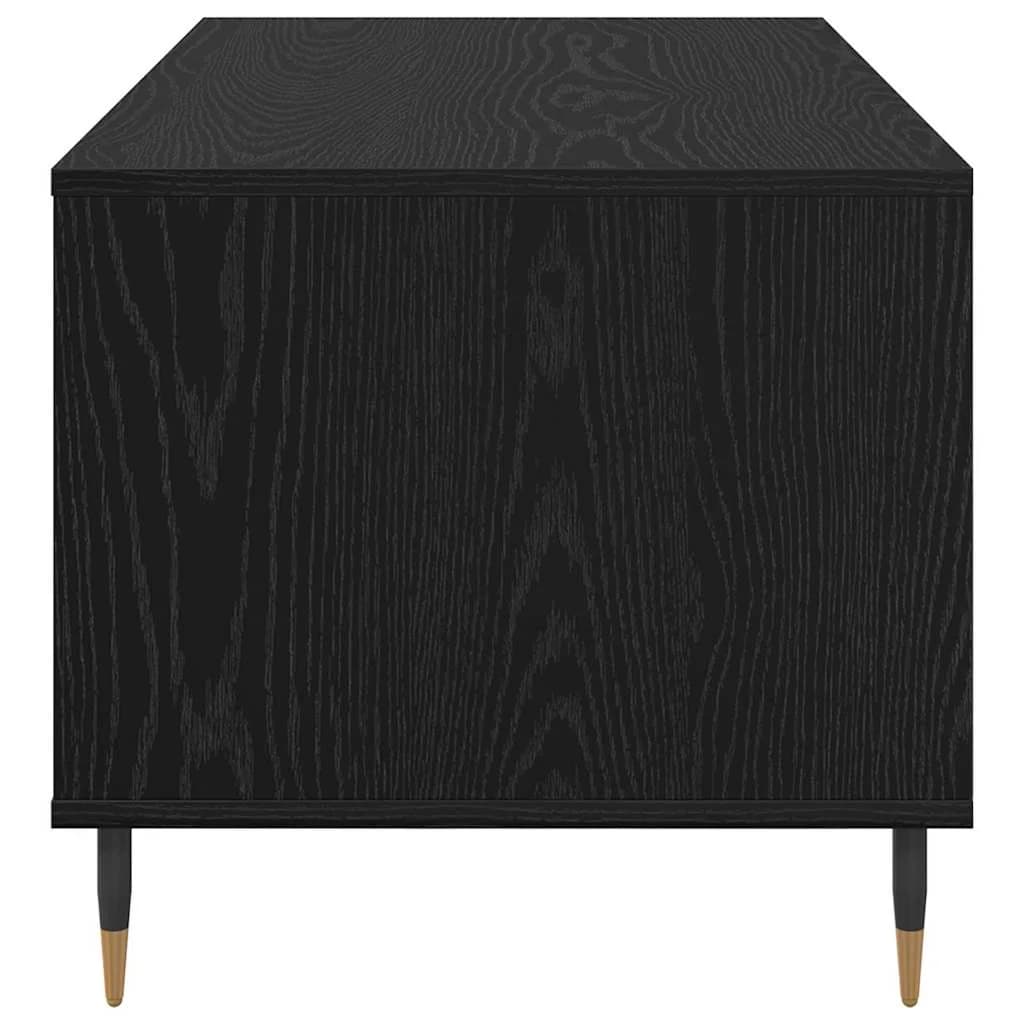 Klubska miza Črna Orehovina 90 x 49 x 45 cm Inženirski les - slika 7